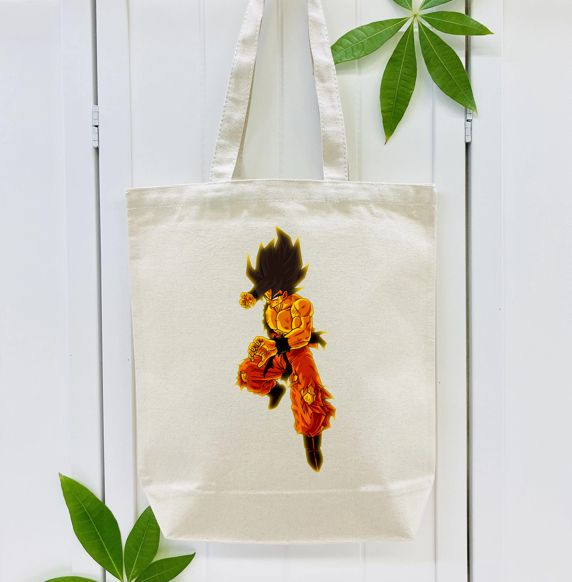 ドラゴンボール 孫 悟飯（そんごはん）DRAGON BALL Son Gohan 縦型キャンバス生地手提げバッグ　トートバッグ
