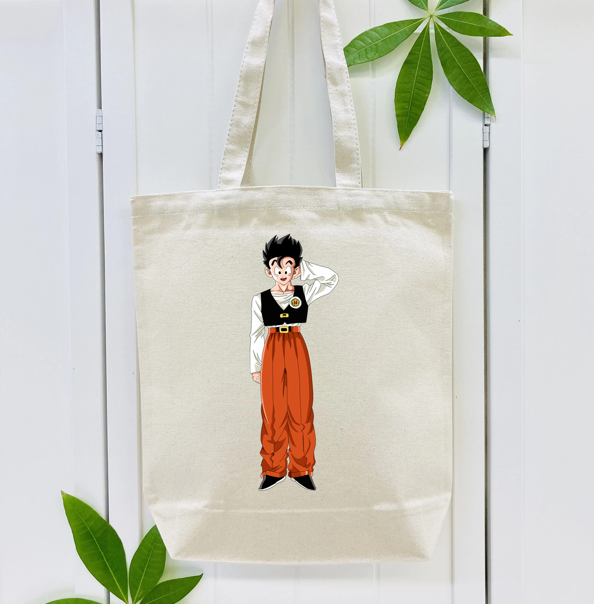 ドラゴンボール 孫 悟飯（そんごはん）DRAGON BALL Son Gohan 縦型キャンバス生地手提げバッグ　トートバッグ