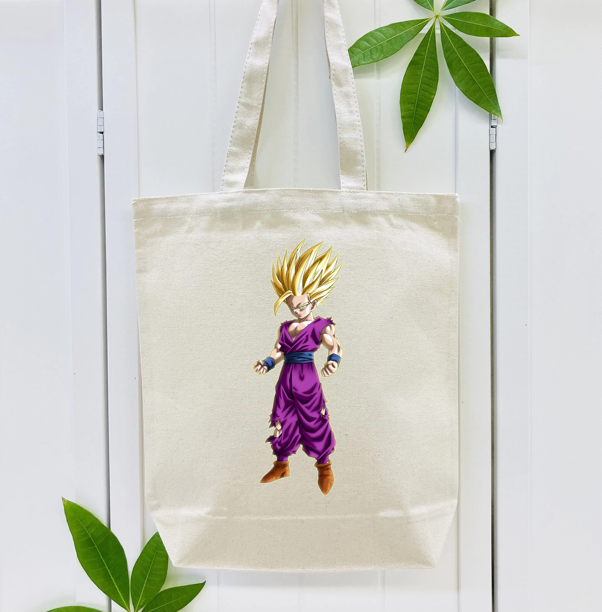 ドラゴンボール 孫 悟飯（そんごはん）DRAGON BALL Son Gohan 縦型キャンバス生地手提げバッグ　トートバッグ
