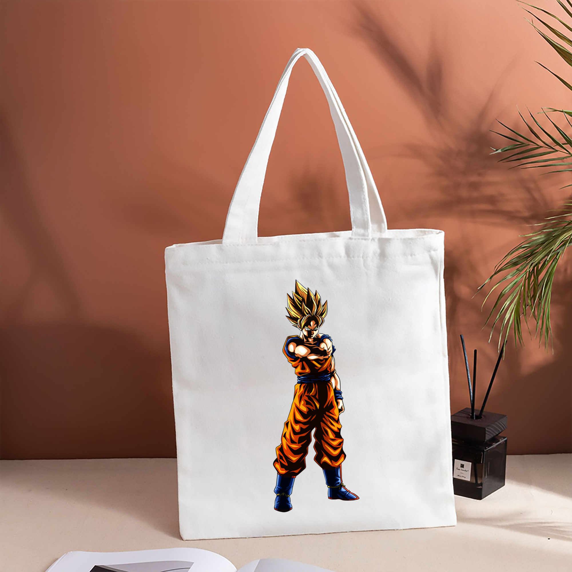 ドラゴンボール 孫 悟飯（そんごはん）DRAGON BALL Son Gohan 縦型キャンバス生地手提げバッグ　トートバッグ