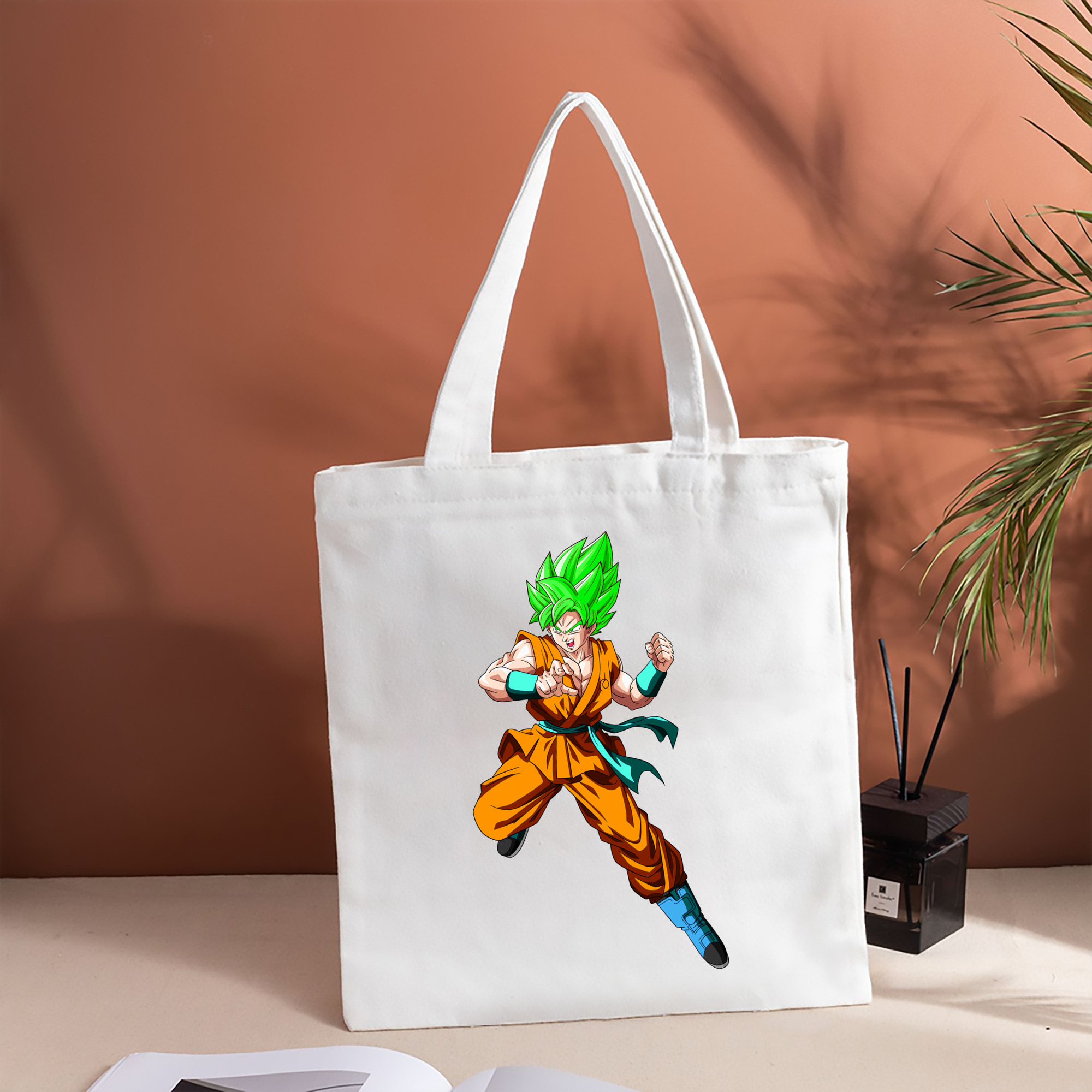 ドラゴンボール 孫 悟飯（そんごはん）DRAGON BALL Son Gohan 縦型キャンバス生地手提げバッグ　トートバッグ