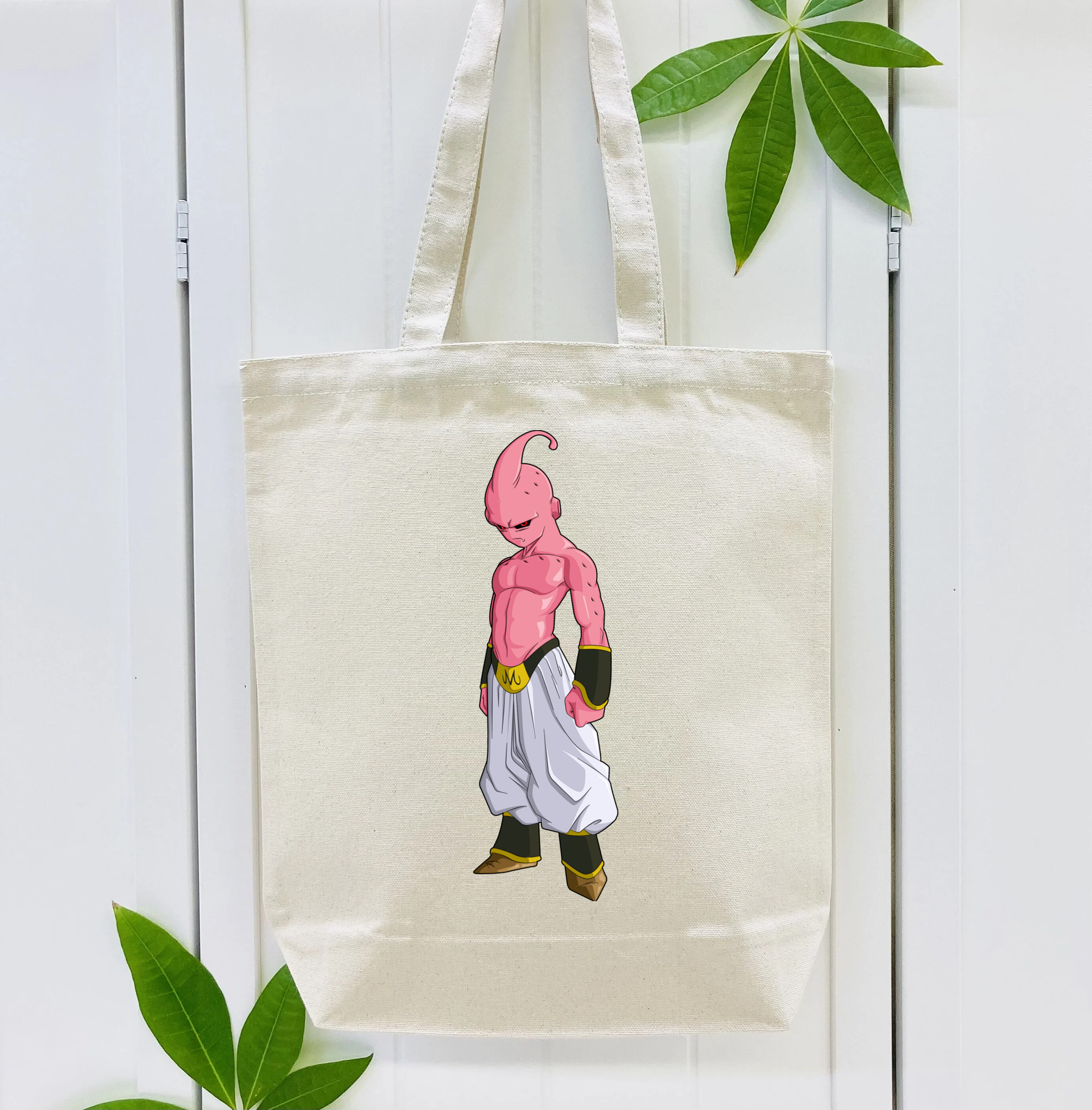 ドラゴンボール 魔人ブウ DRAGON BALL Majin Buu 縦型キャンバス生地手提げバッグ　トートバッグ