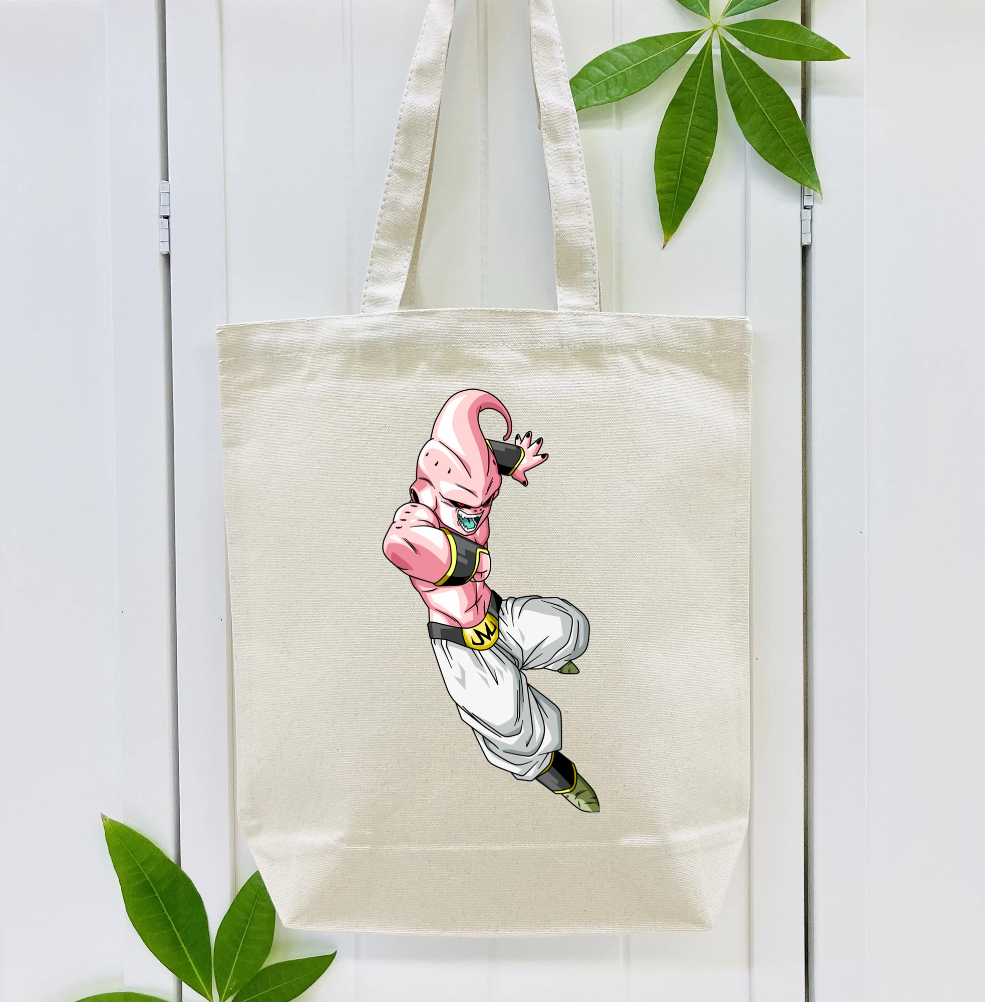 ドラゴンボール 魔人ブウ DRAGON BALL Majin Buu 縦型キャンバス生地手提げバッグ　トートバッグ