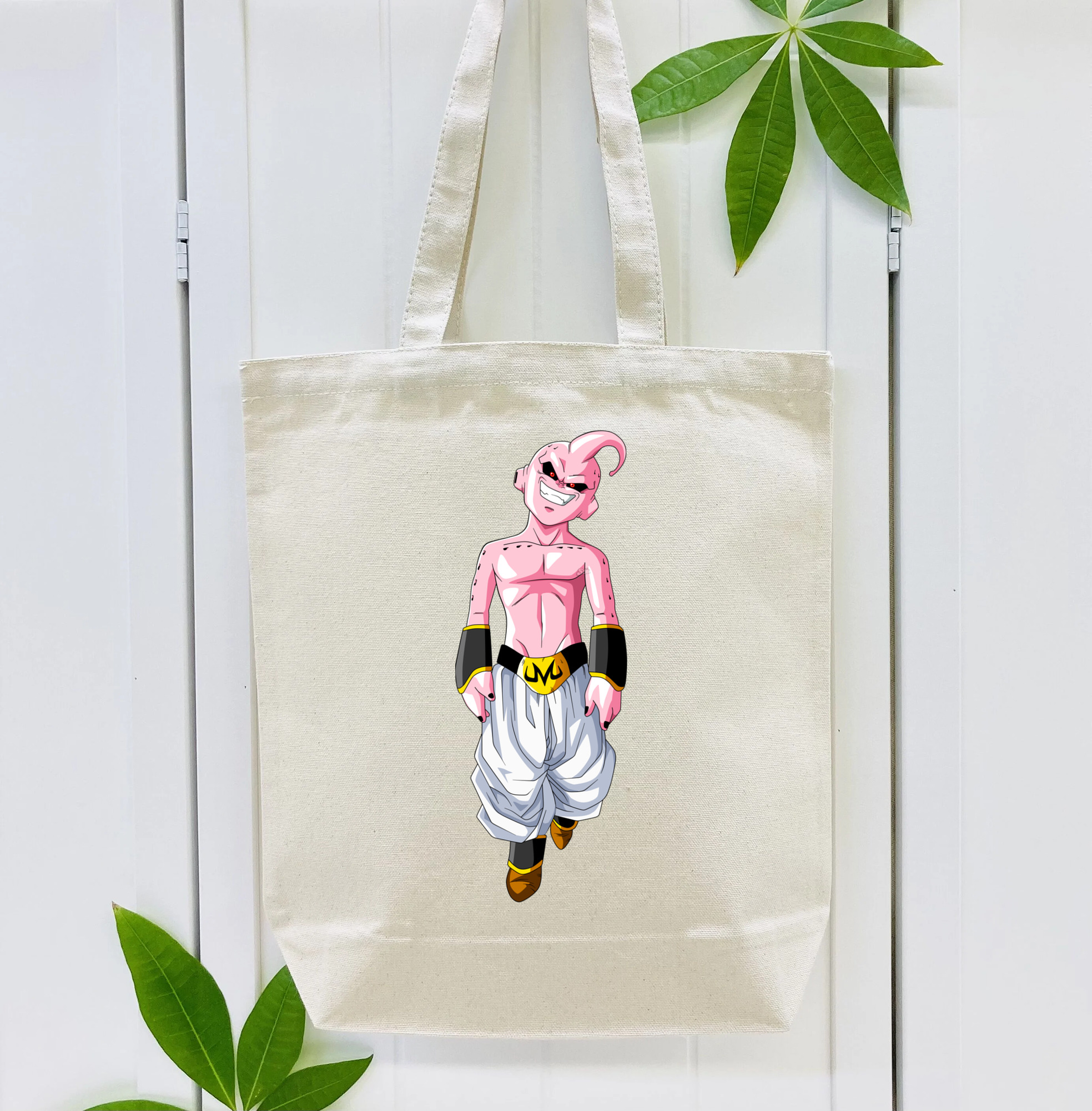 ドラゴンボール 魔人ブウ DRAGON BALL Majin Buu 縦型キャンバス生地手提げバッグ　トートバッグ