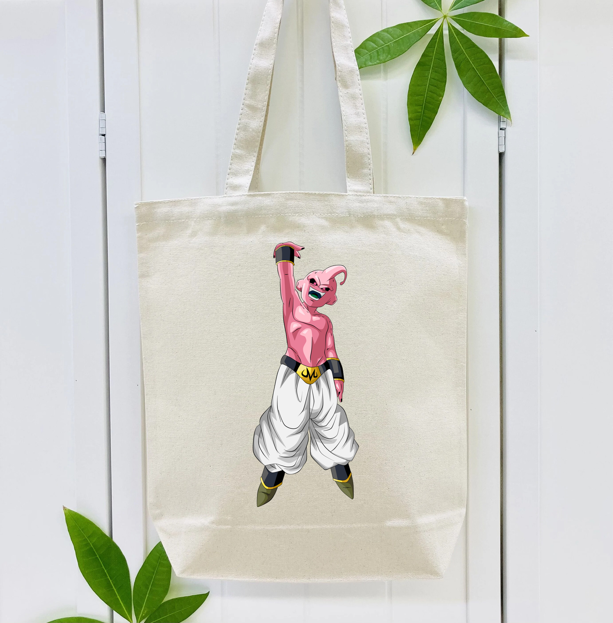 ドラゴンボール 魔人ブウ DRAGON BALL Majin Buu 縦型キャンバス生地手提げバッグ　トートバッグ