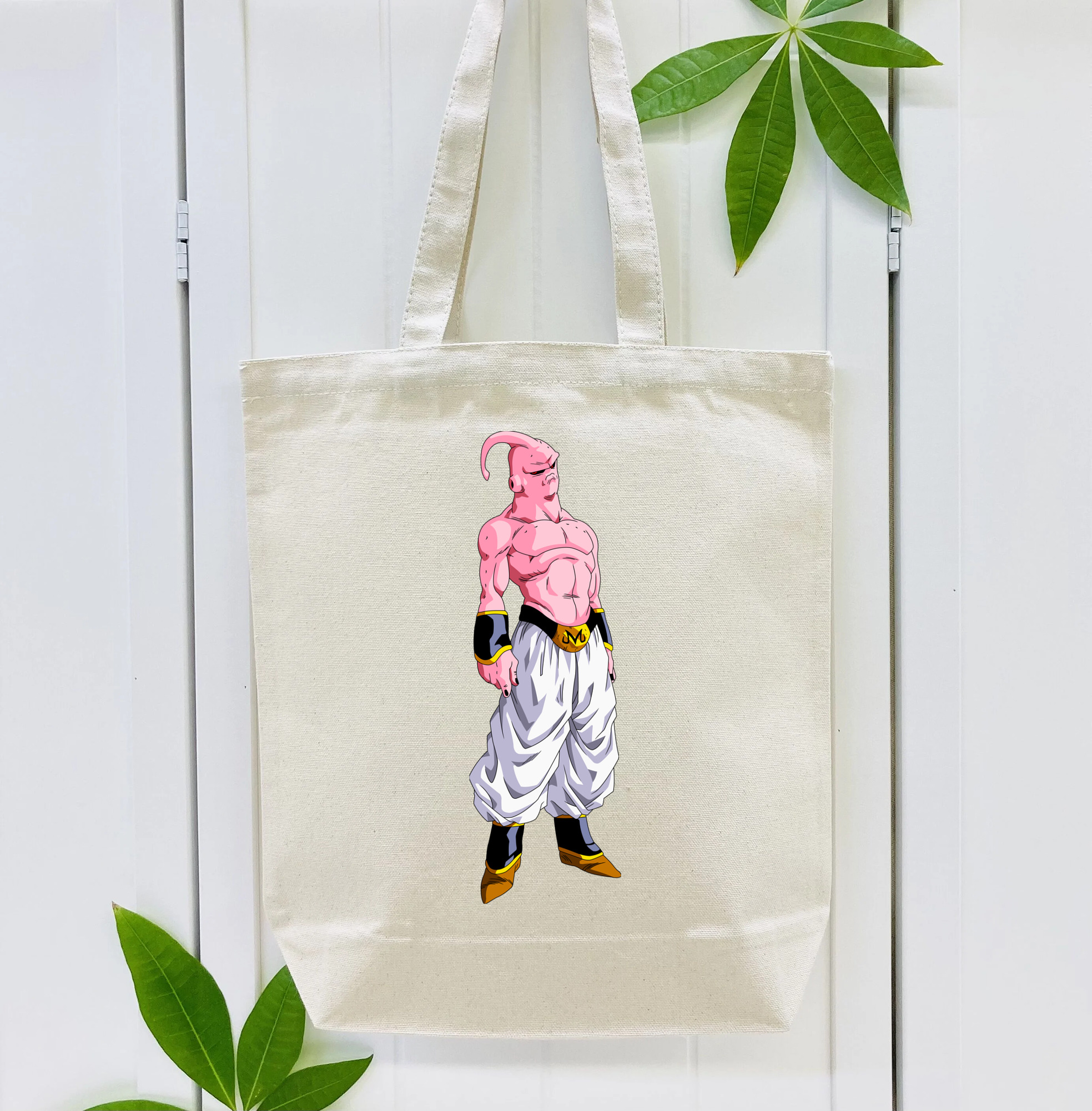 ドラゴンボール 魔人ブウ DRAGON BALL Majin Buu 縦型キャンバス生地手提げバッグ　トートバッグ