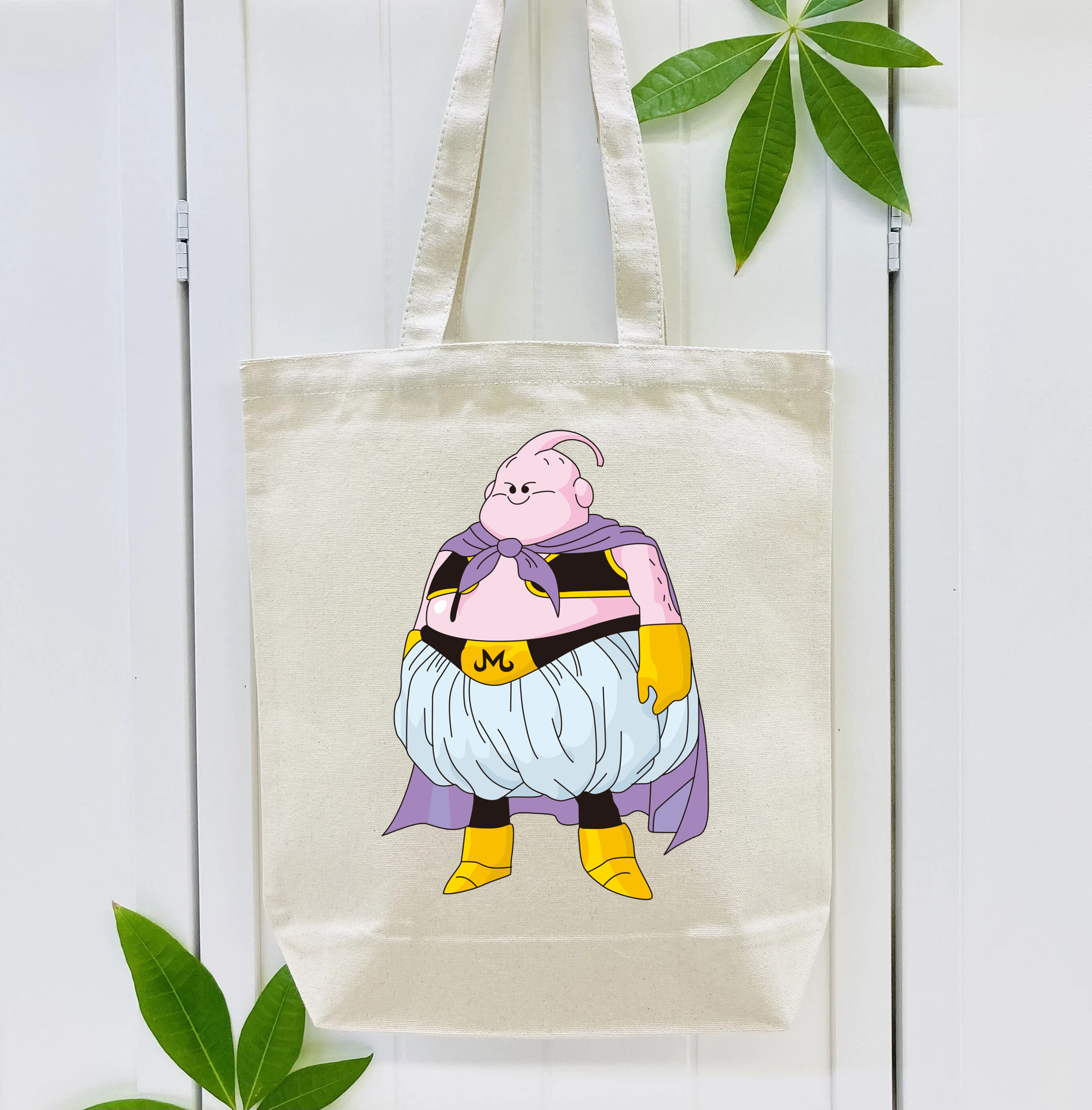 ドラゴンボール 魔人ブウ DRAGON BALL Majin Buu 縦型キャンバス生地手提げバッグ　トートバッグ