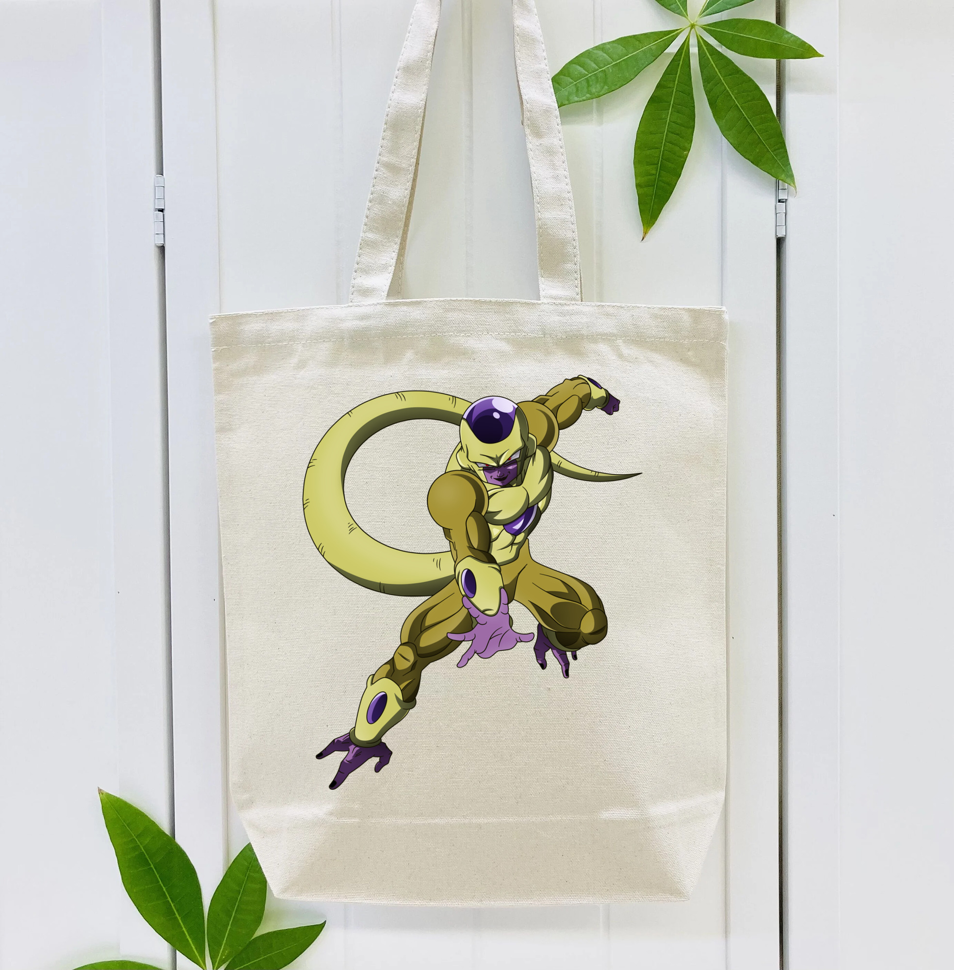 ドラゴンボール フリーザ DRAGON BALL Frieza 縦型キャンバス生地手提げバッグ　トートバッグ