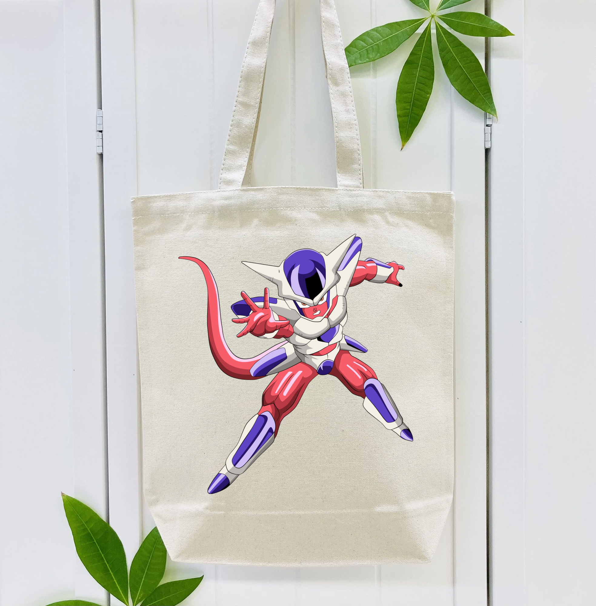 ドラゴンボール フリーザ DRAGON BALL Frieza 縦型キャンバス生地手提げバッグ　トートバッグ