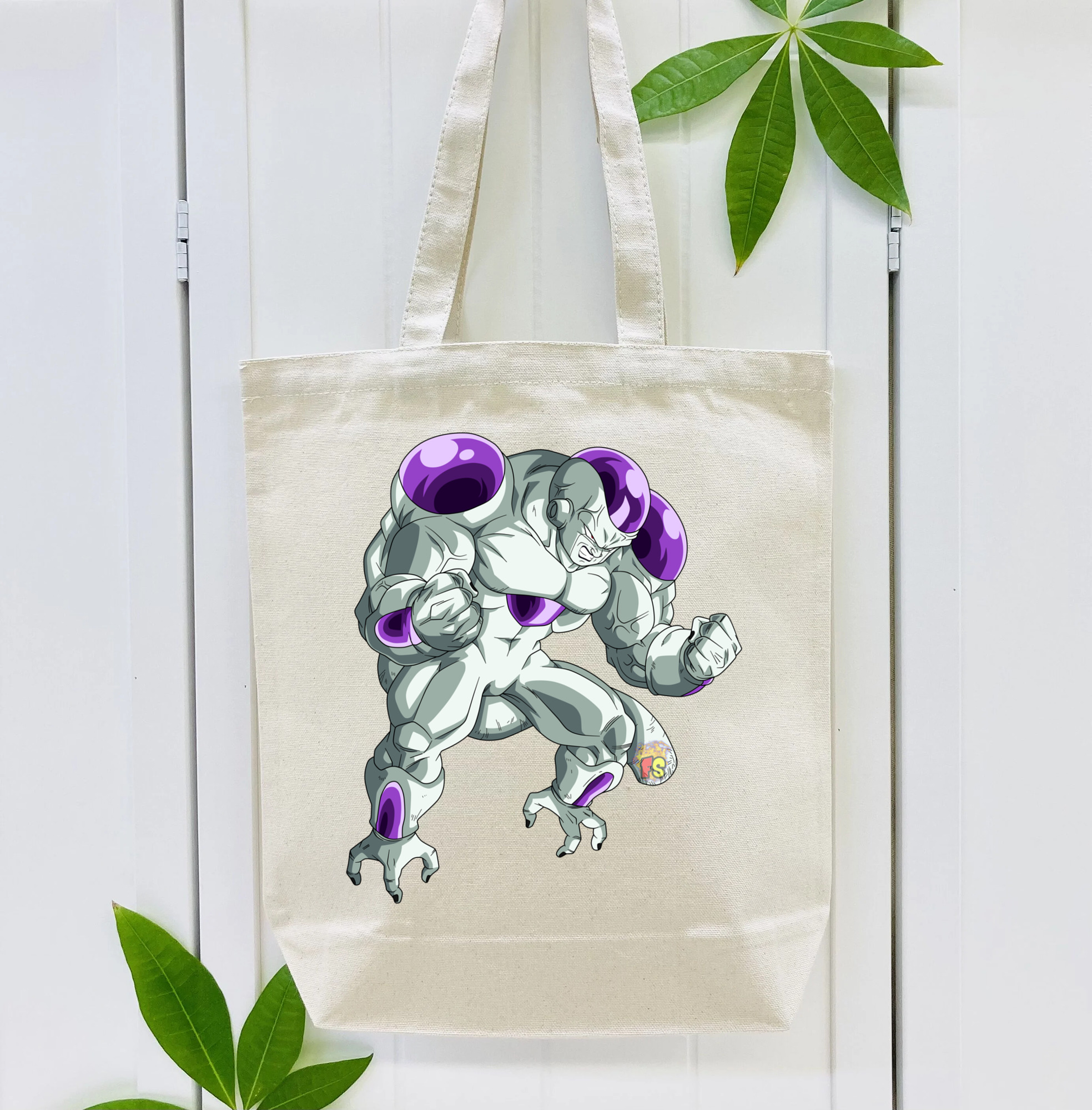 ドラゴンボール フリーザ DRAGON BALL Frieza 縦型キャンバス生地手提げバッグ　トートバッグ