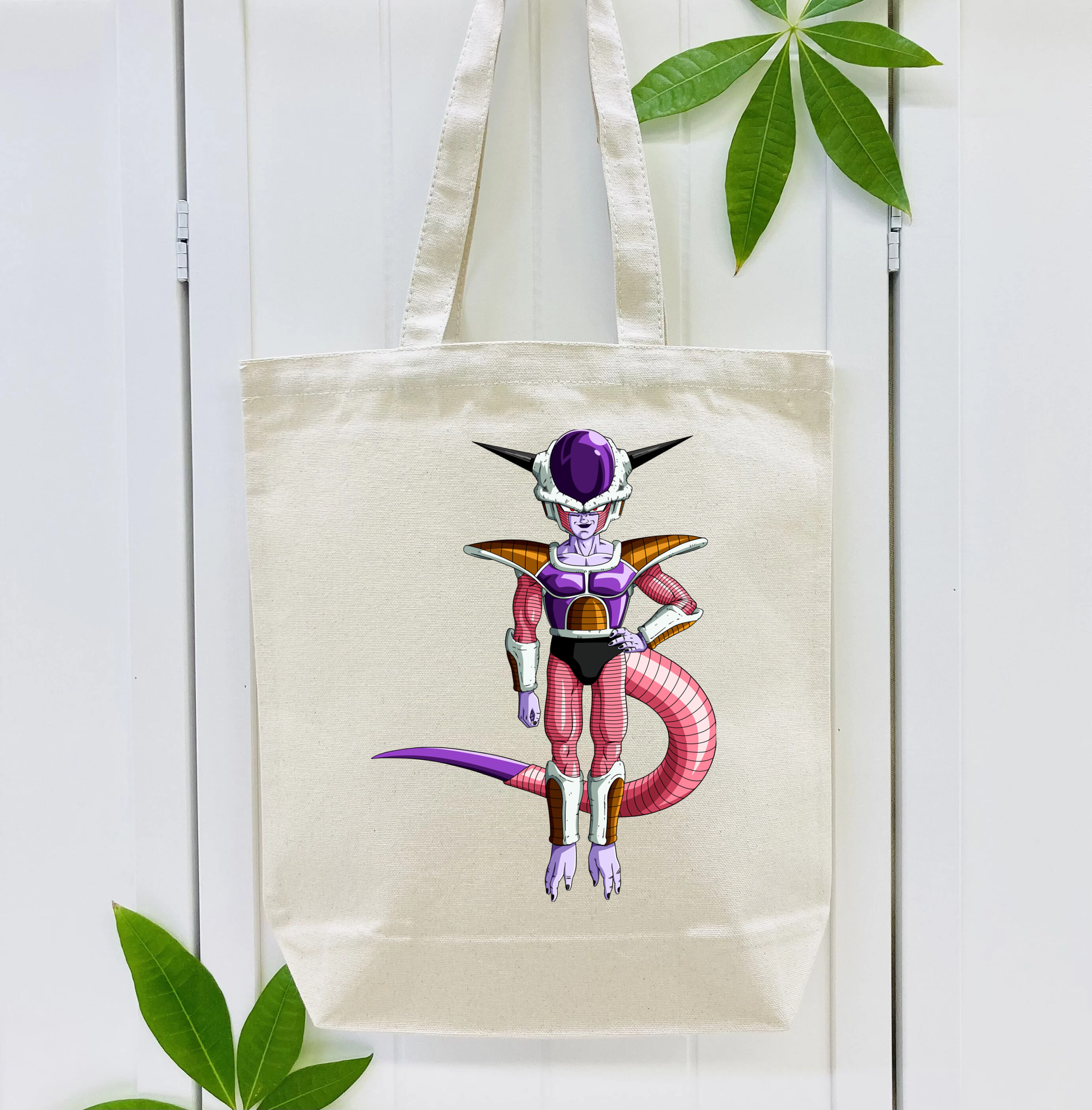 ドラゴンボール フリーザ DRAGON BALL Frieza 縦型キャンバス生地手提げバッグ　トートバッグ