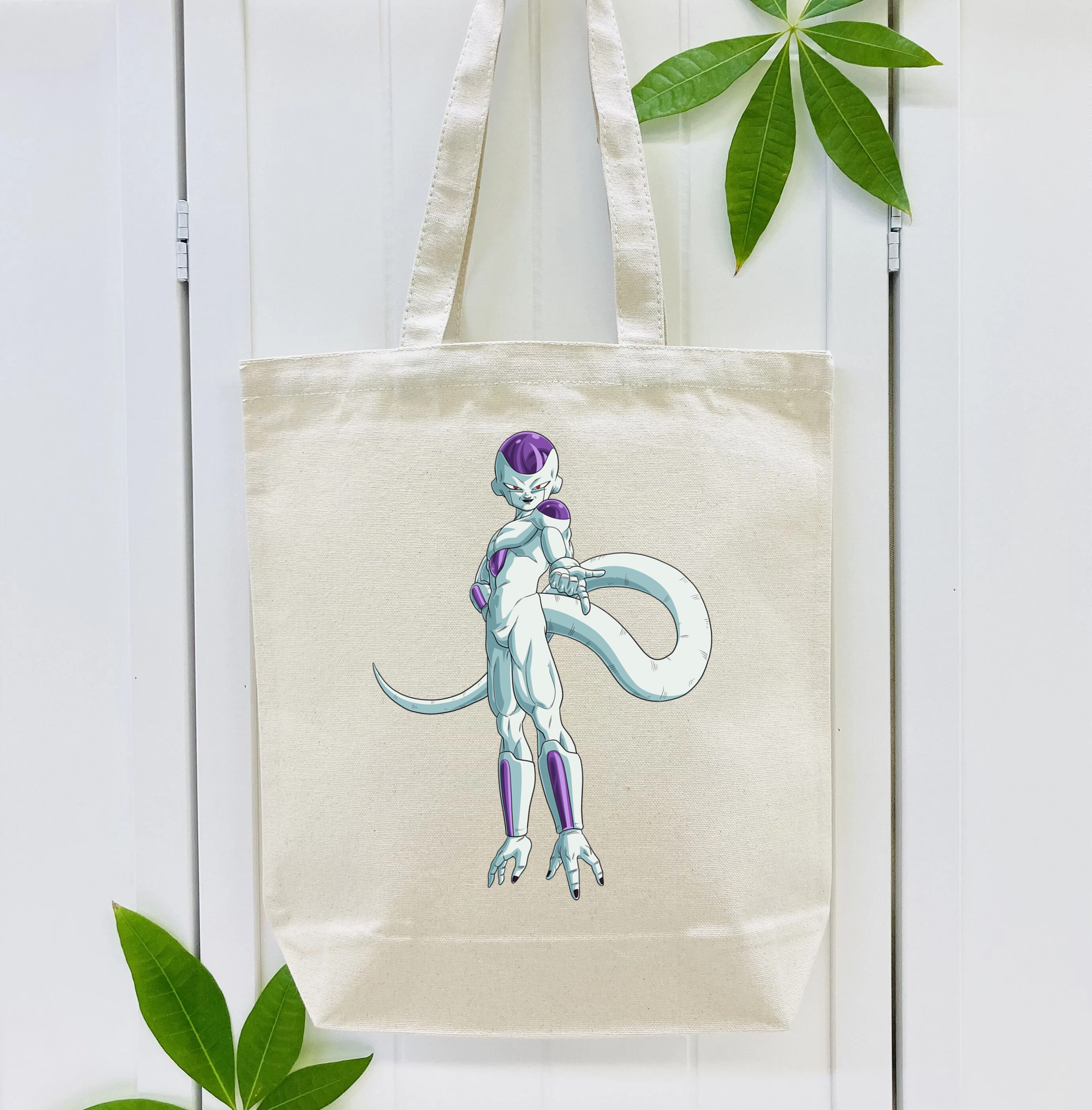 ドラゴンボール フリーザ DRAGON BALL Frieza 縦型キャンバス生地手提げバッグ　トートバッグ