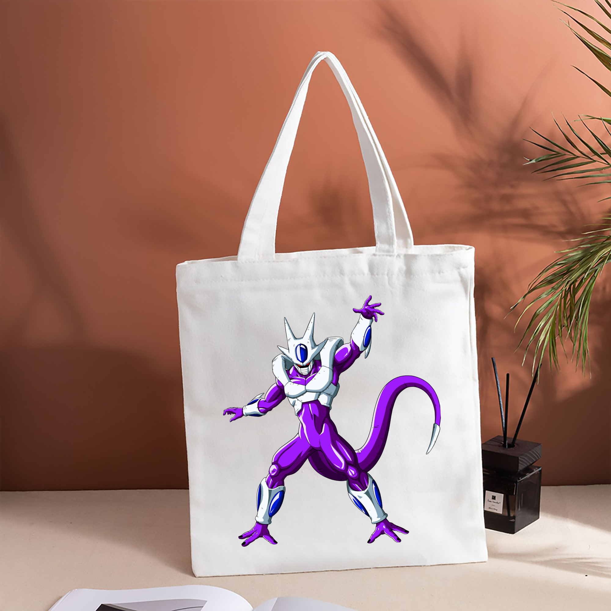 ドラゴンボール クウラ DRAGON BALL Cooler Coora 縦型キャンバス生地手提げバッグ　トートバッグ