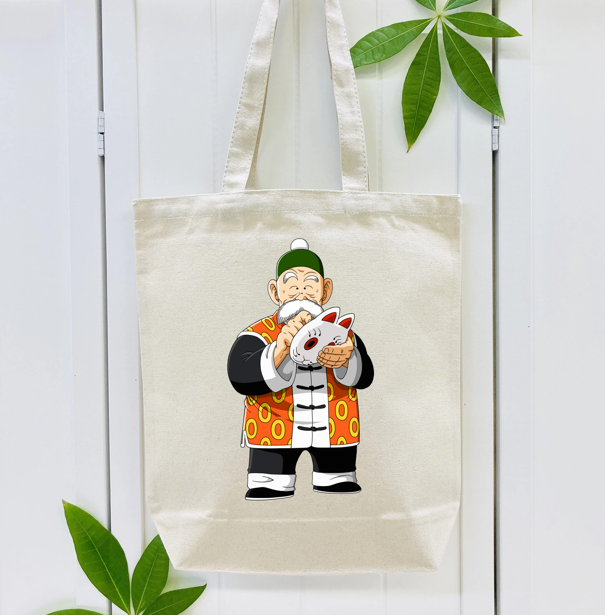 ドラゴンボール 亀仙人（かめせんにん） DRAGON BALL Master Roshi Kame Sennin 縦型キャンバス生地手提げバッグ　トートバッグ