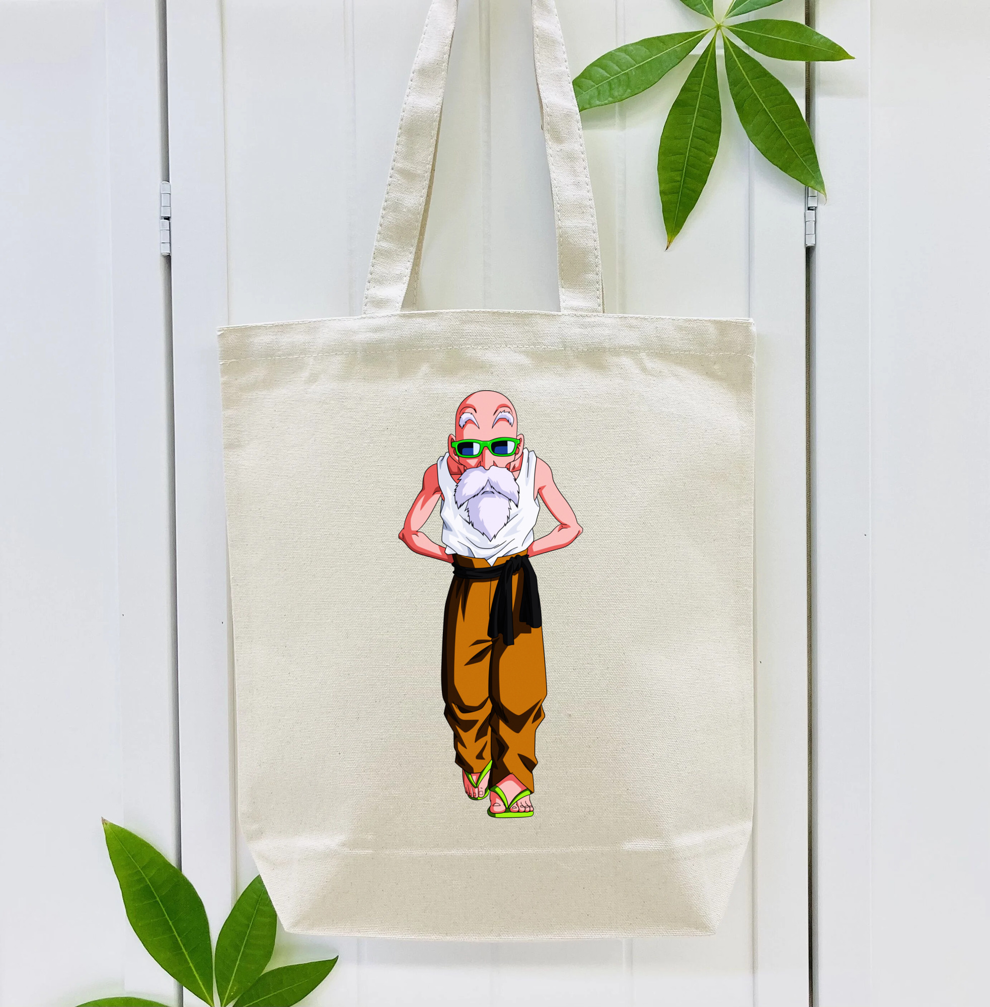 ドラゴンボール 亀仙人（かめせんにん） DRAGON BALL Master Roshi Kame Sennin 縦型キャンバス生地手提げバッグ　トートバッグ