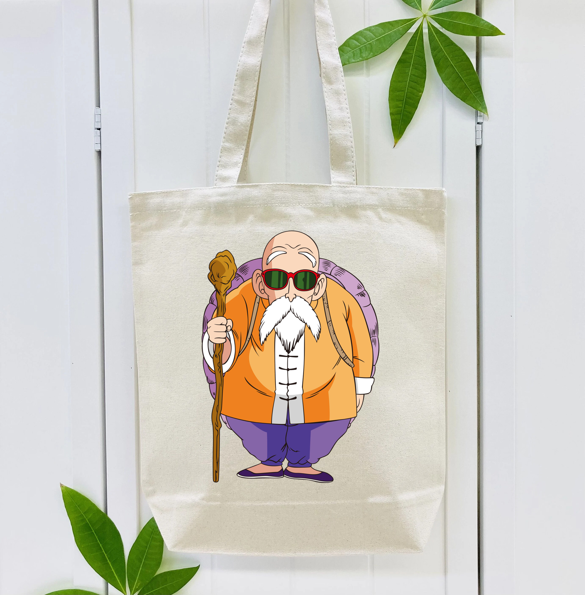 ドラゴンボール 亀仙人（かめせんにん） DRAGON BALL Master Roshi Kame Sennin 縦型キャンバス生地手提げバッグ　トートバッグ