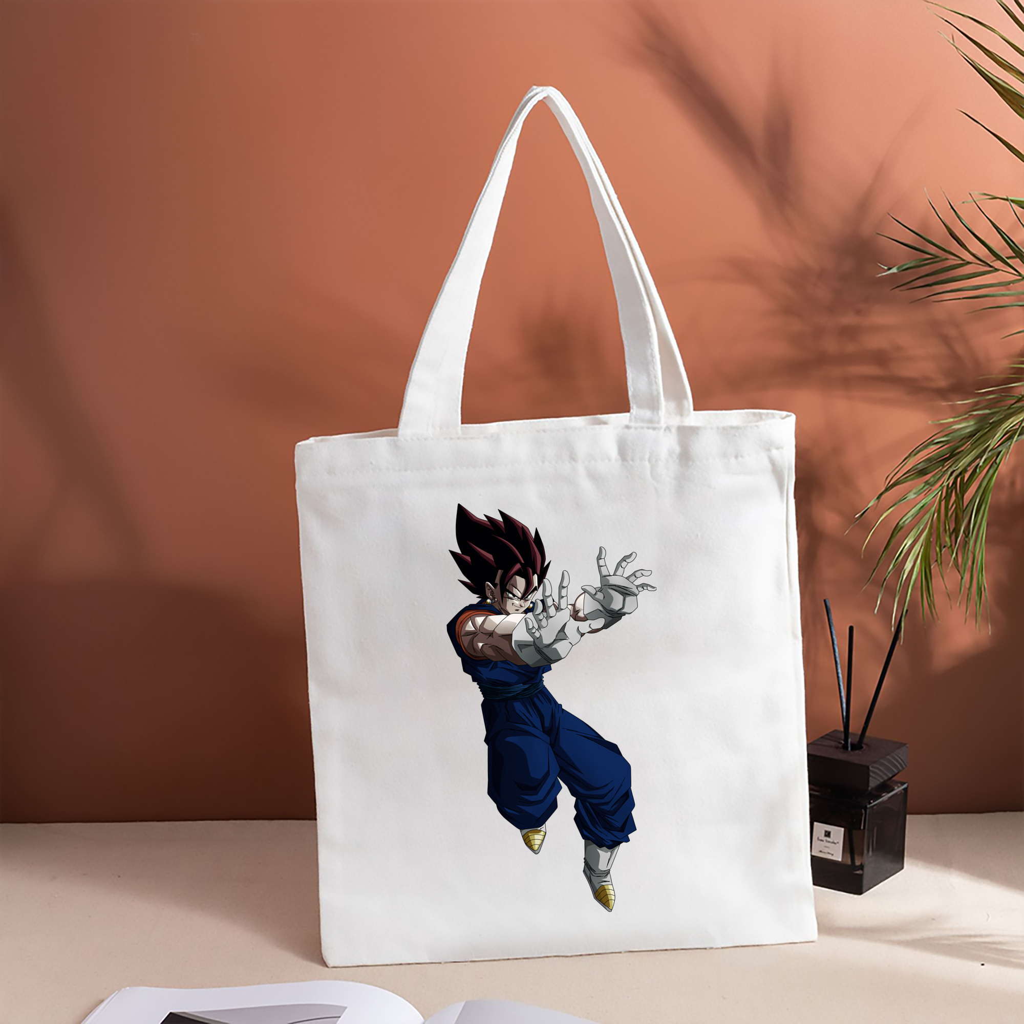 ドラゴンボール ベジット DRAGON BALL Vegetto 縦型キャンバス生地手提げバッグ　トートバッグ