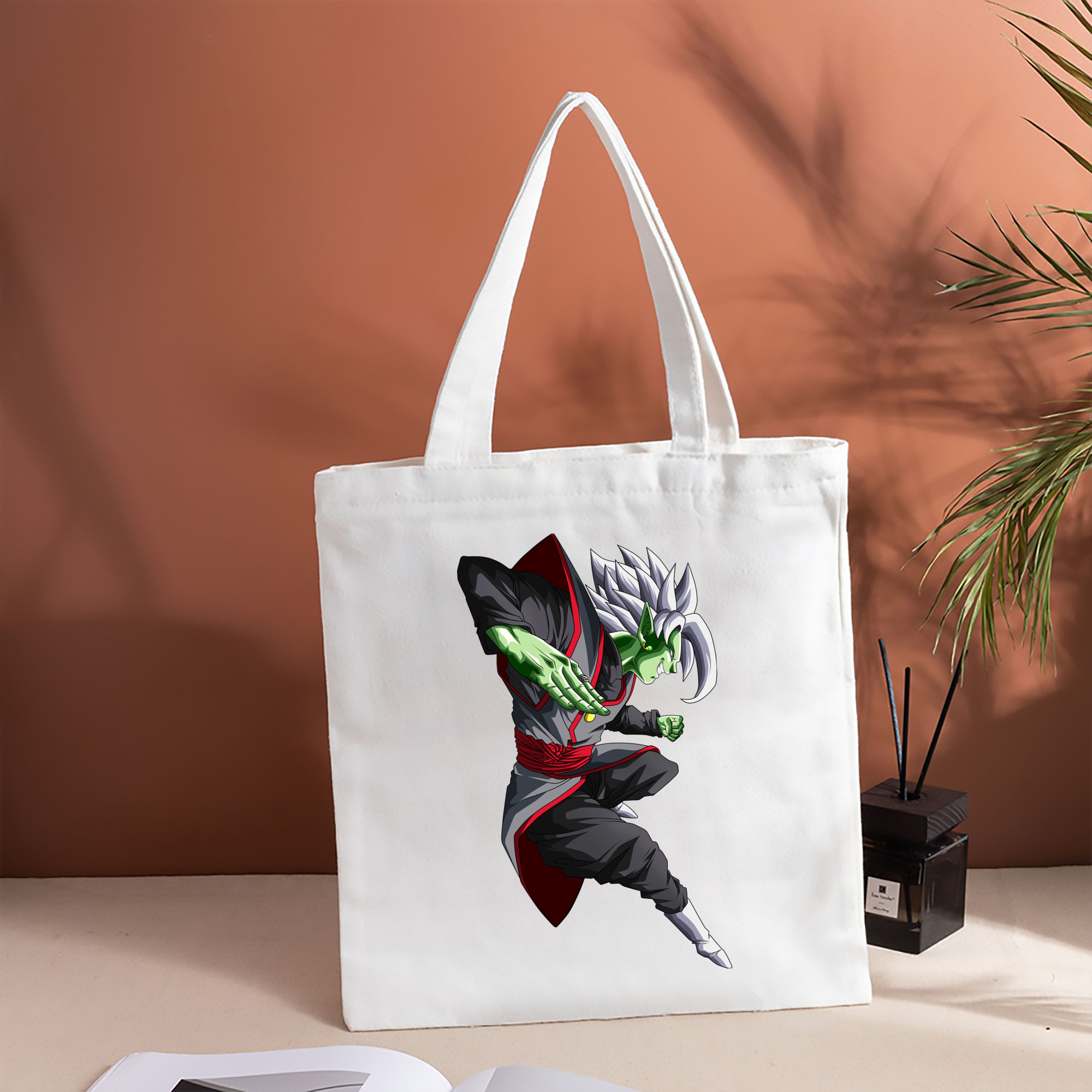 ドラゴンボール ベジット DRAGON BALL Vegetto 縦型キャンバス生地手提げバッグ　トートバッグ