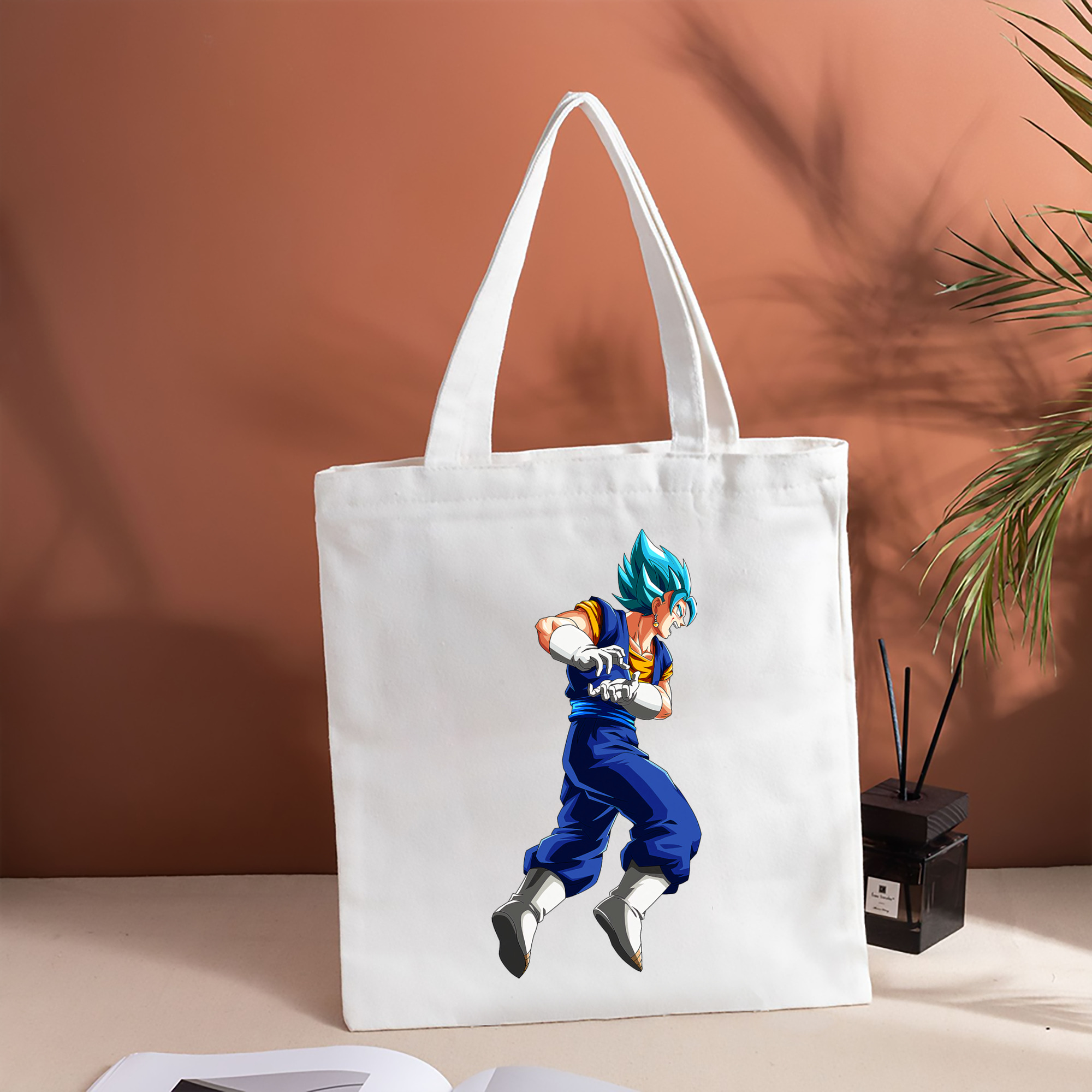 ドラゴンボール ベジット DRAGON BALL Vegetto 縦型キャンバス生地手提げバッグ　トートバッグ