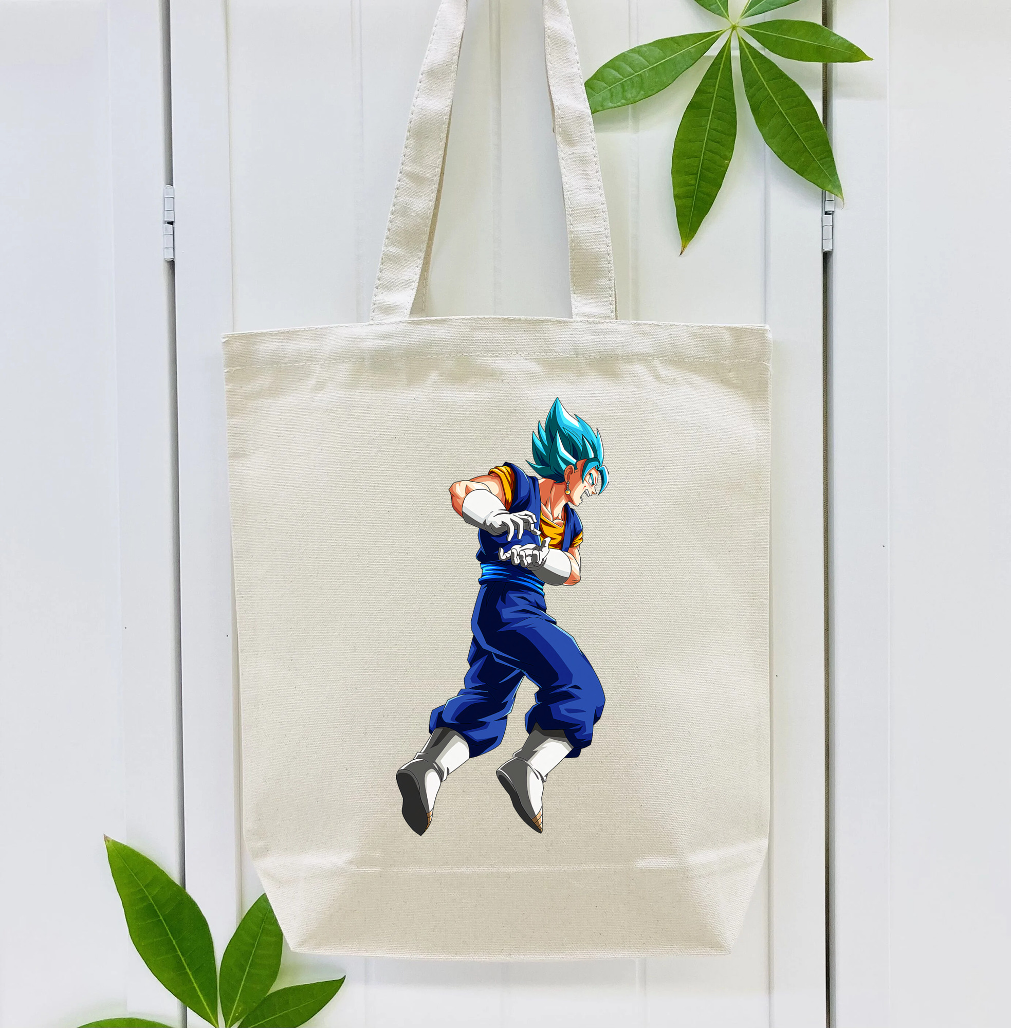 ドラゴンボール ベジット DRAGON BALL Vegetto 縦型キャンバス生地手提げバッグ　トートバッグ