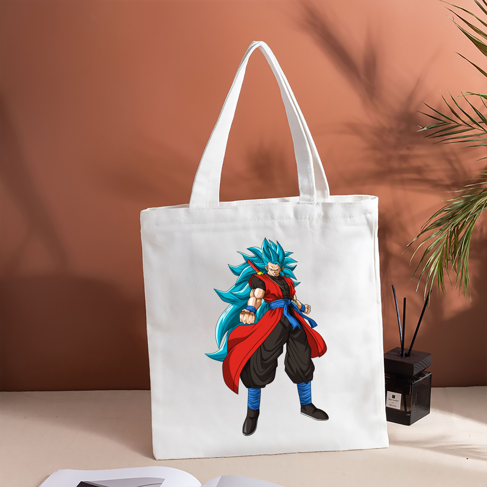 ドラゴンボール ベジット DRAGON BALL Vegetto 縦型キャンバス生地手提げバッグ　トートバッグ