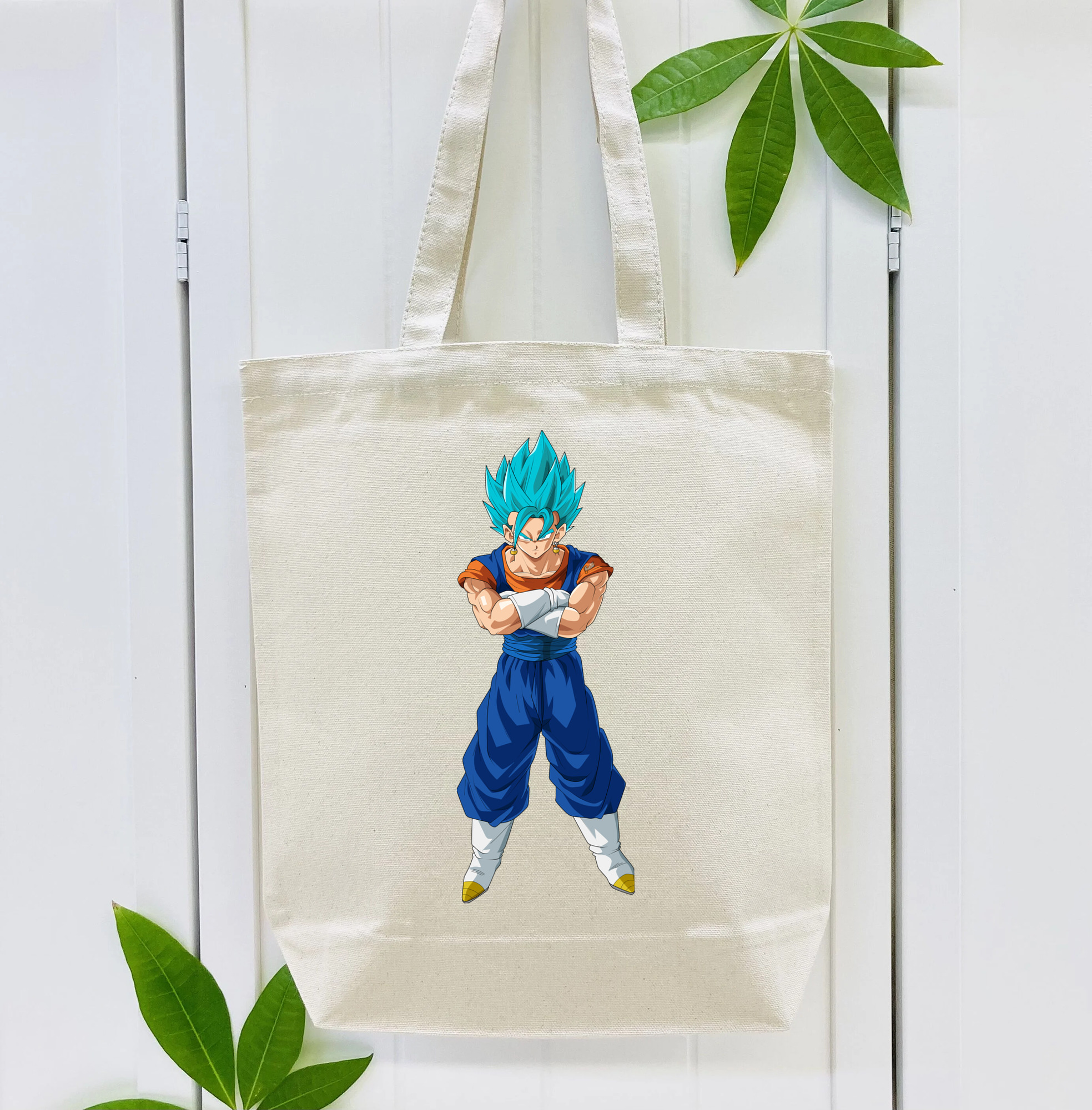 ドラゴンボール ベジット DRAGON BALL Vegetto 縦型キャンバス生地手提げバッグ　トートバッグ