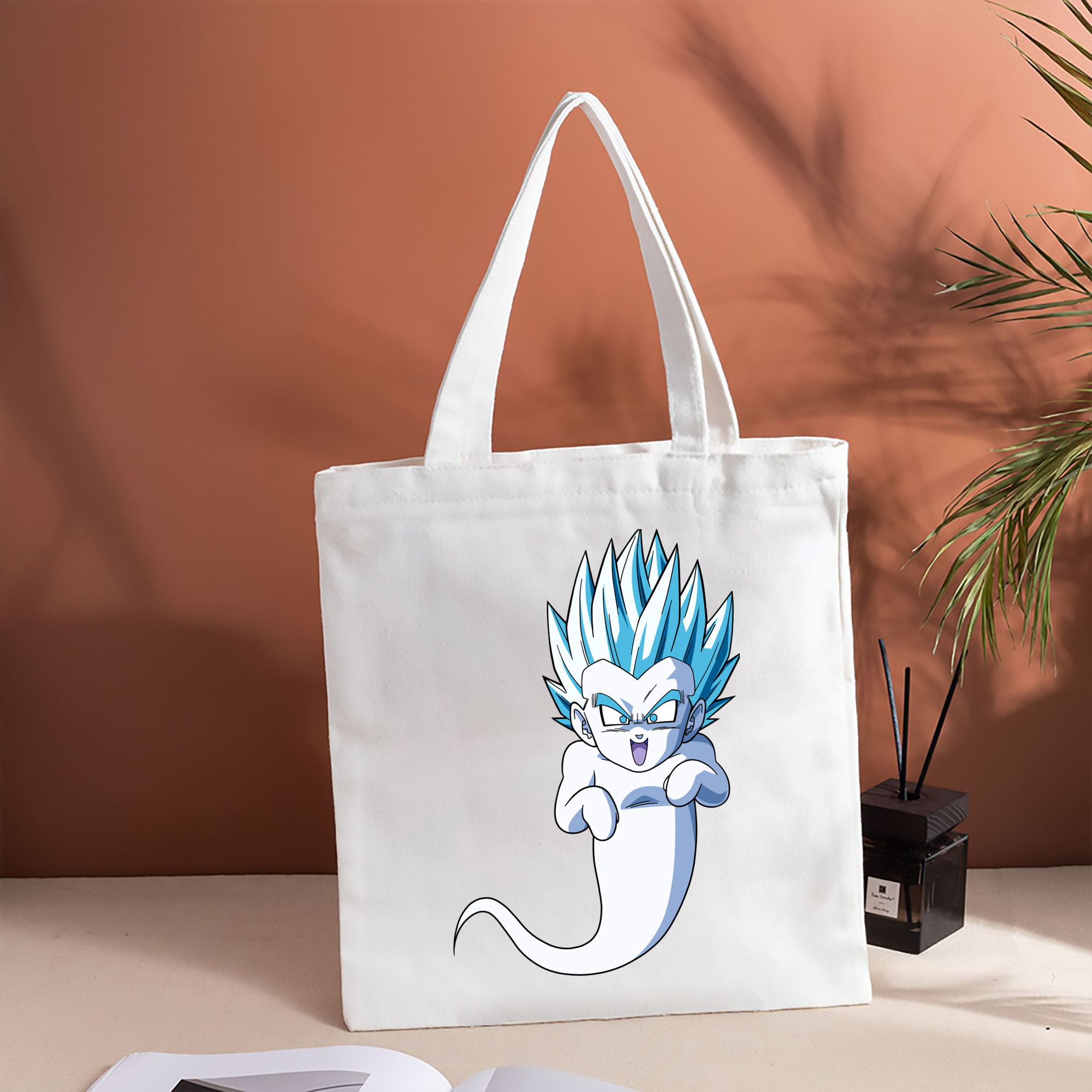 ドラゴンボール ベジット DRAGON BALL Vegetto 縦型キャンバス生地手提げバッグ　トートバッグ