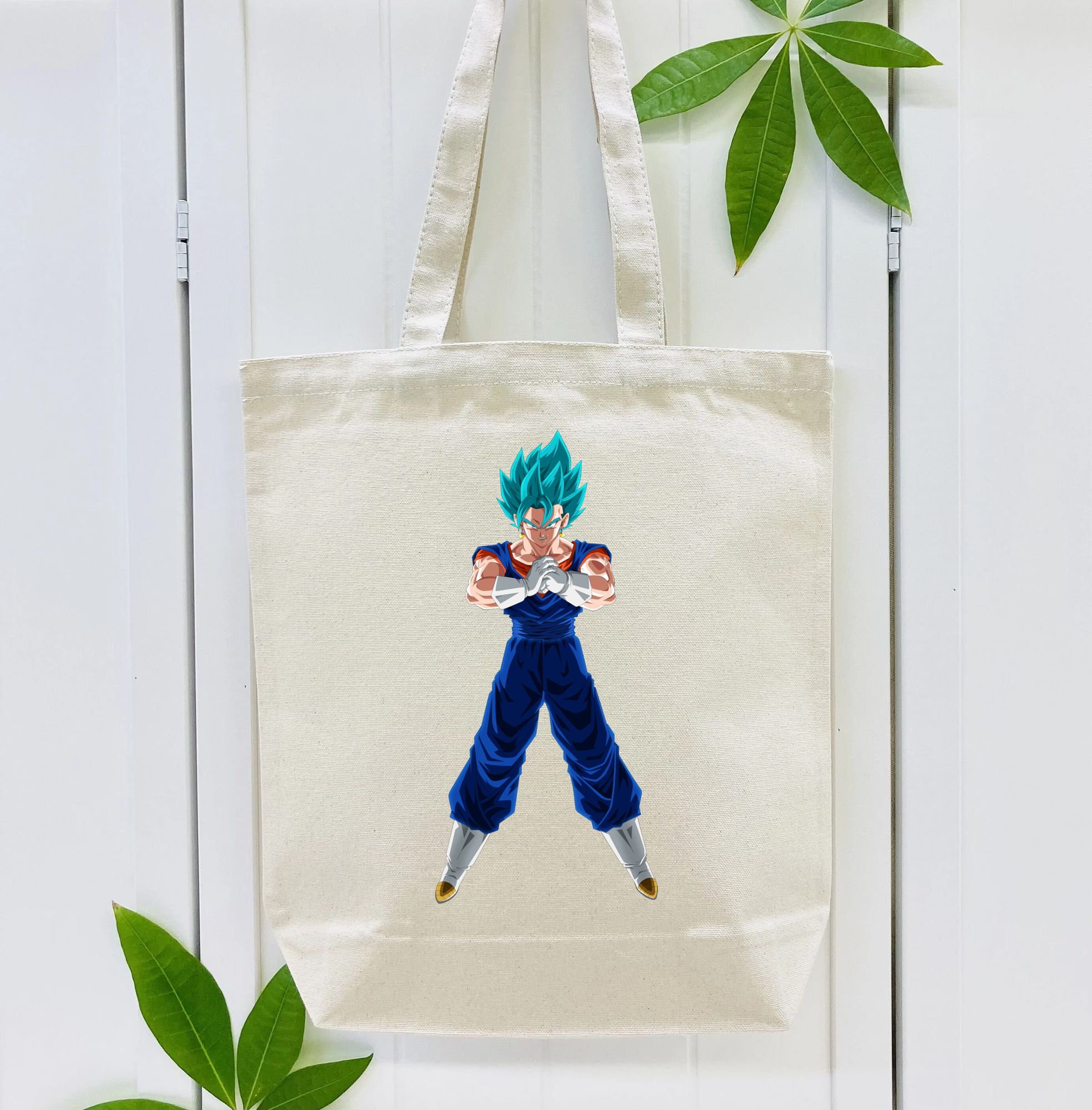 ドラゴンボール ベジット DRAGON BALL Vegetto 縦型キャンバス生地手提げバッグ　トートバッグ