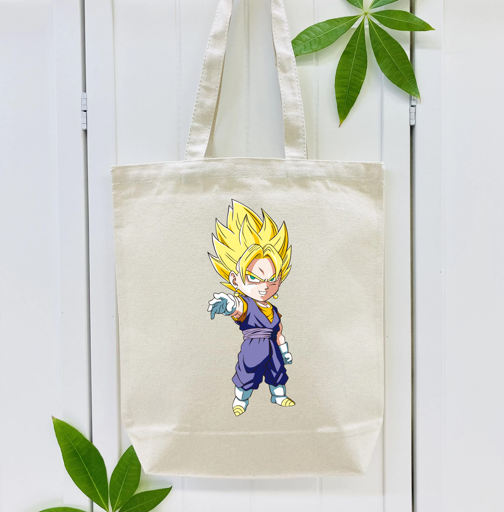 ドラゴンボール ベジット DRAGON BALL Vegetto 縦型キャンバス生地手提げバッグ　トートバッグ