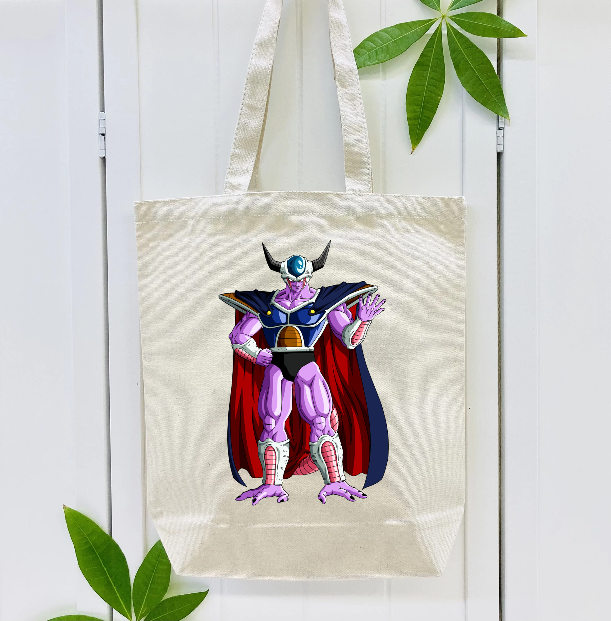 ドラゴンボール コルド大王 DRAGON BALL King Cold 縦型キャンバス生地手提げバッグ　トートバッグ