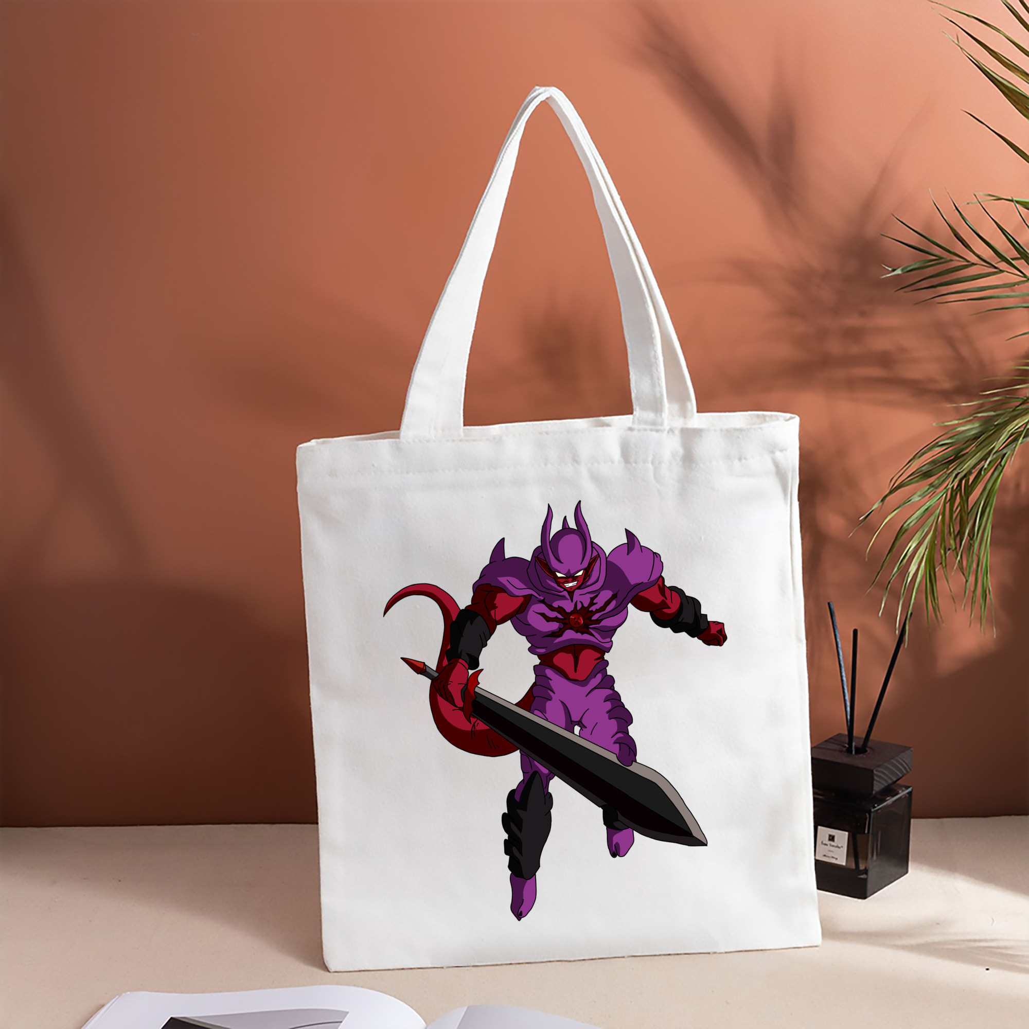 ドラゴンボール ジャネンバ DRAGON BALL Janemba 縦型キャンバス生地手提げバッグ　トートバッグ