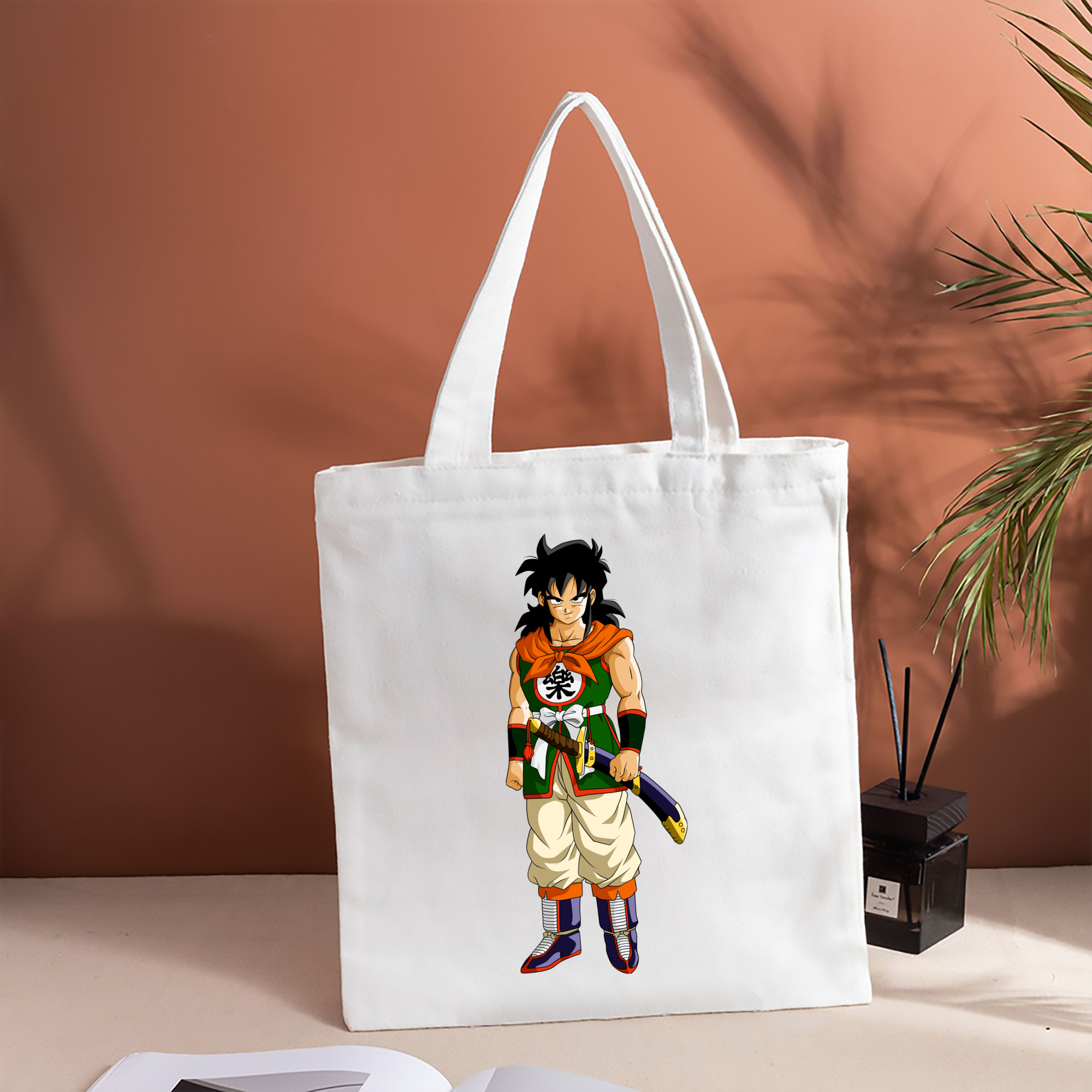 ドラゴンボール ヤムチャ DRAGON BALL Yamcha 縦型キャンバス生地手提げバッグ　トートバッグ