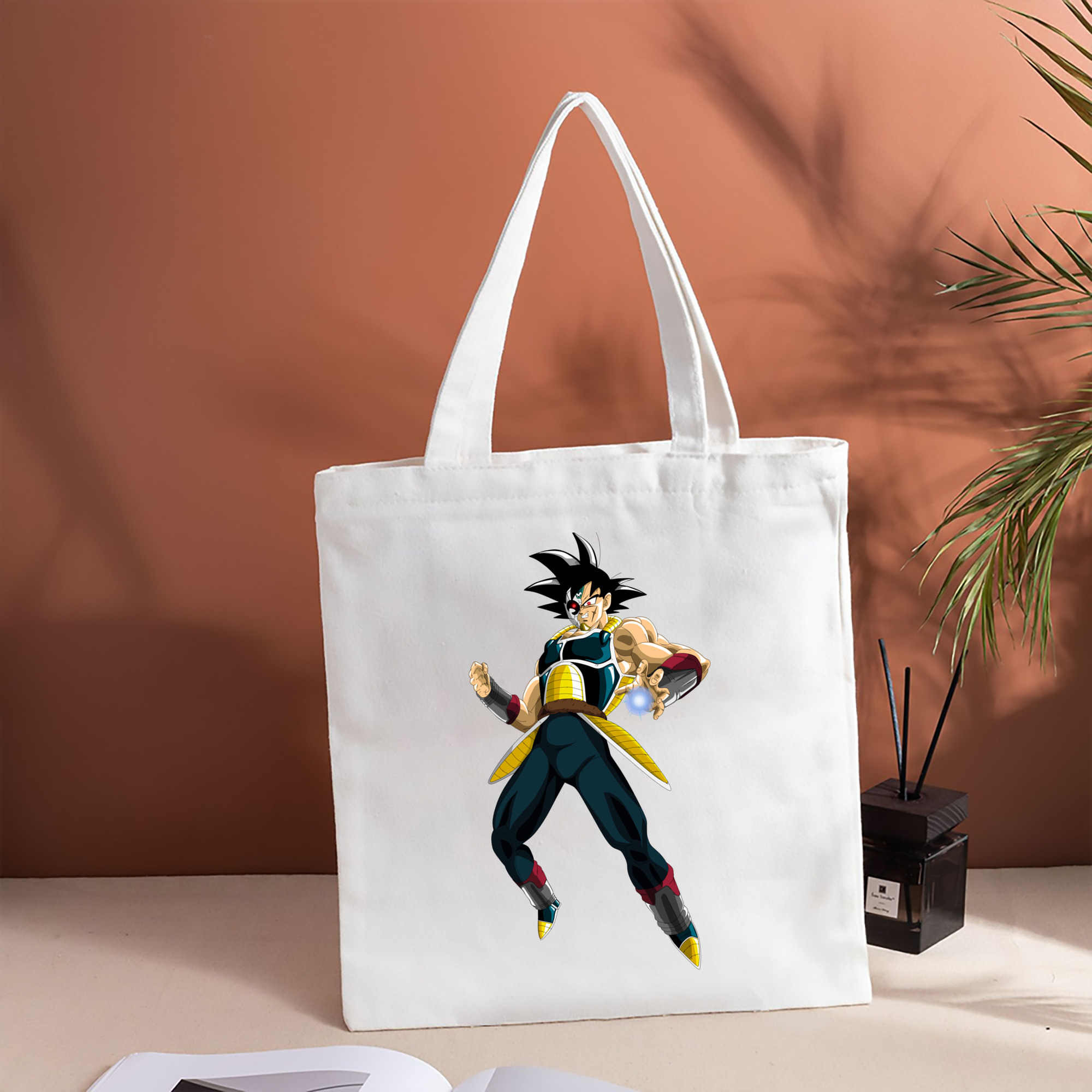 ドラゴンボール バーダック DRAGON BALL Burdock 縦型キャンバス生地手提げバッグ　トートバッグ