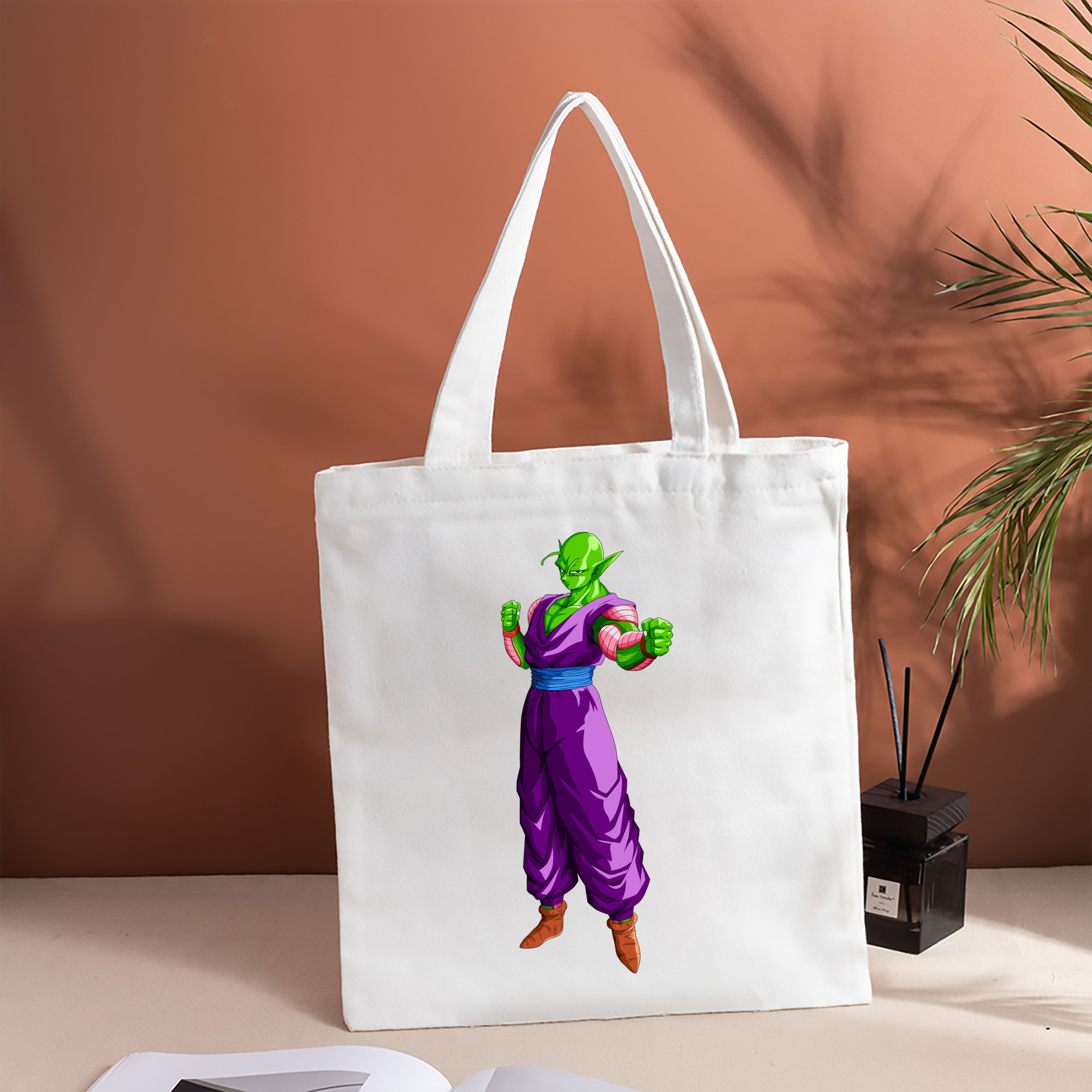 ドラゴンボール ピッコロ DRAGON BALL Piccolo 縦型キャンバス生地手提げバッグ　トートバッグ