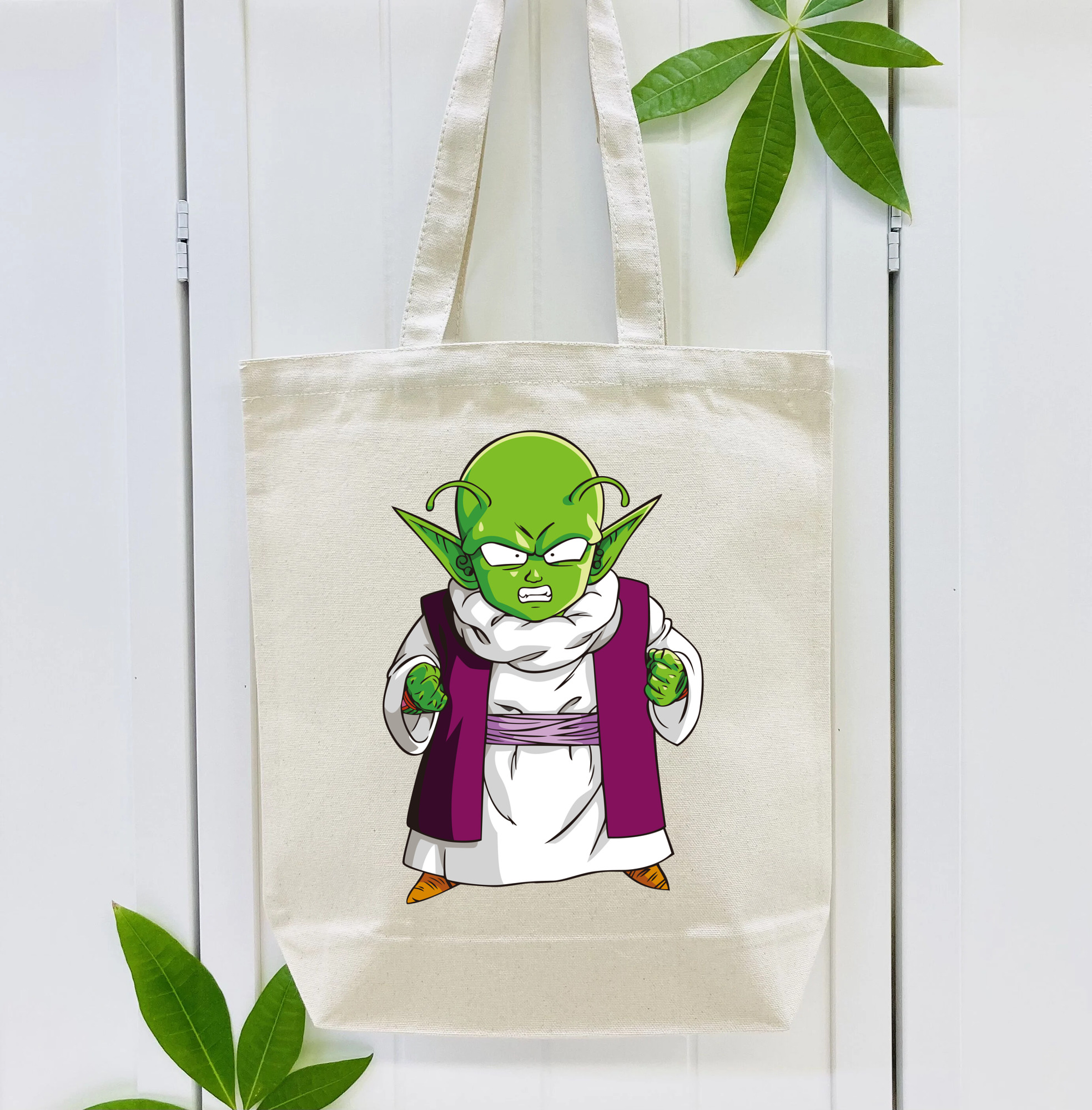 ドラゴンボール ピッコロ DRAGON BALL Piccolo 縦型キャンバス生地手提げバッグ　トートバッグ