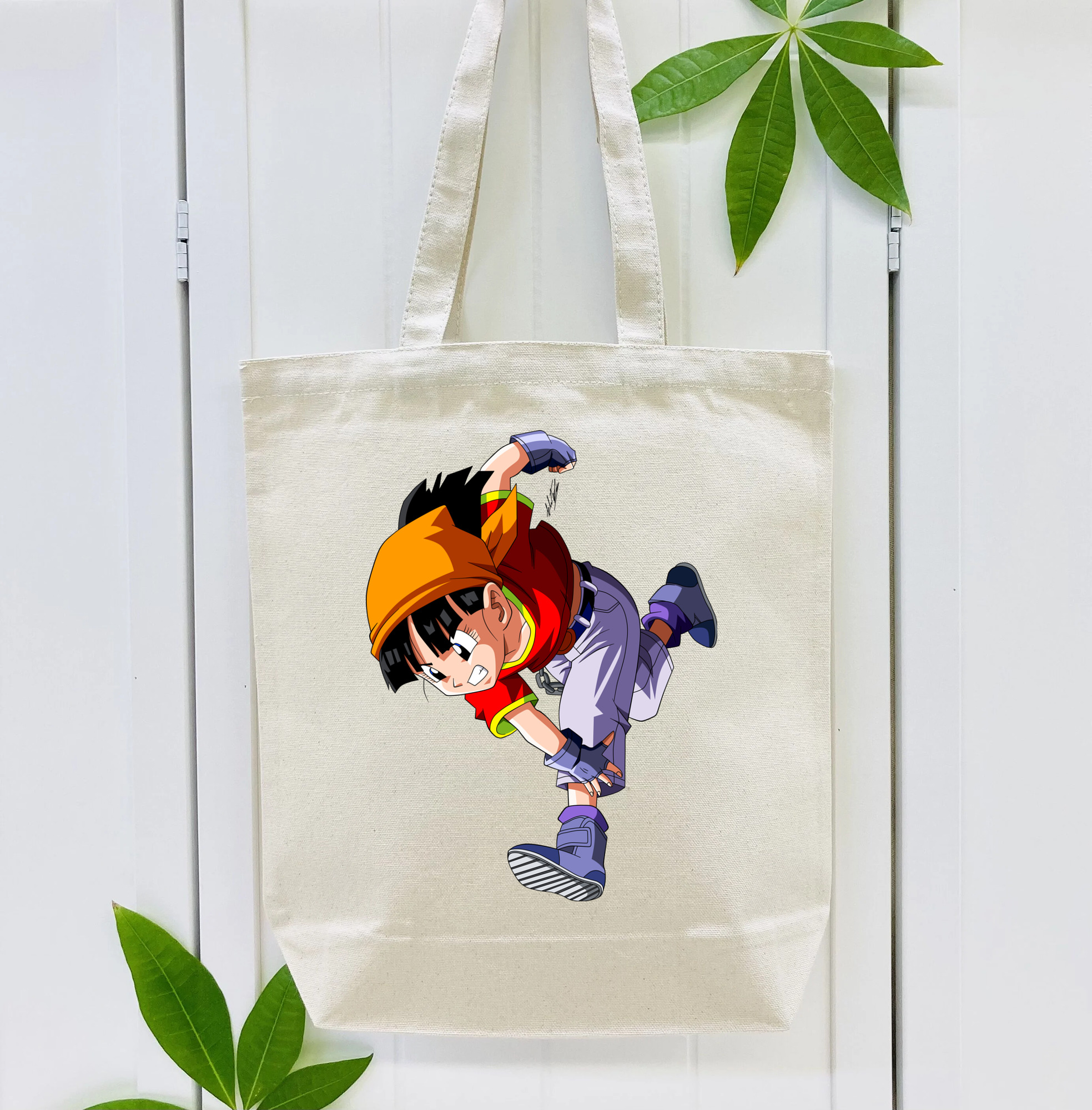 ドラゴンボール パン DRAGON BALL Pan 縦型キャンバス生地手提げバッグ　トートバッグ