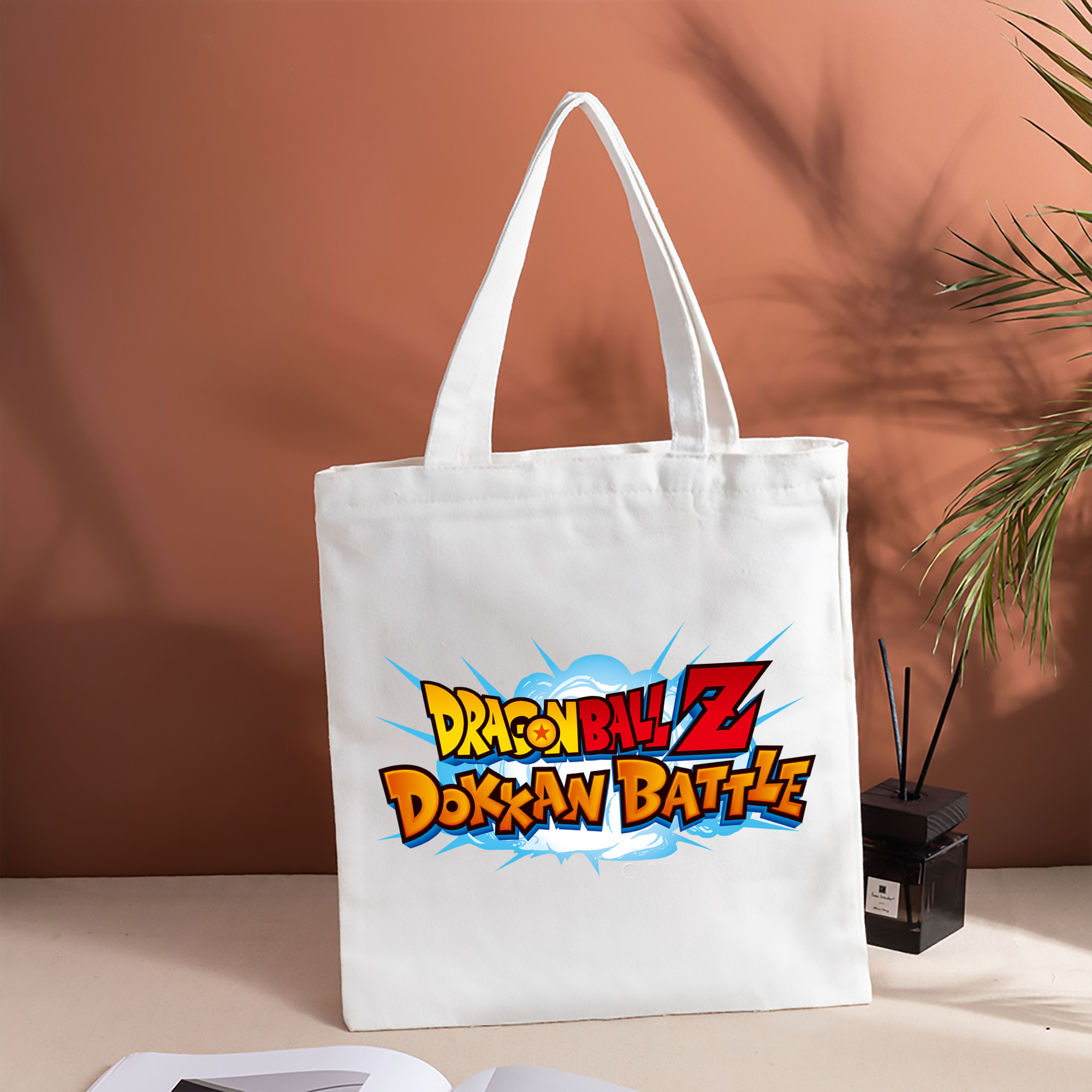 ドラゴンボール DRAGON BALL 縦型キャンバス生地手提げバッグ　トートバッグ