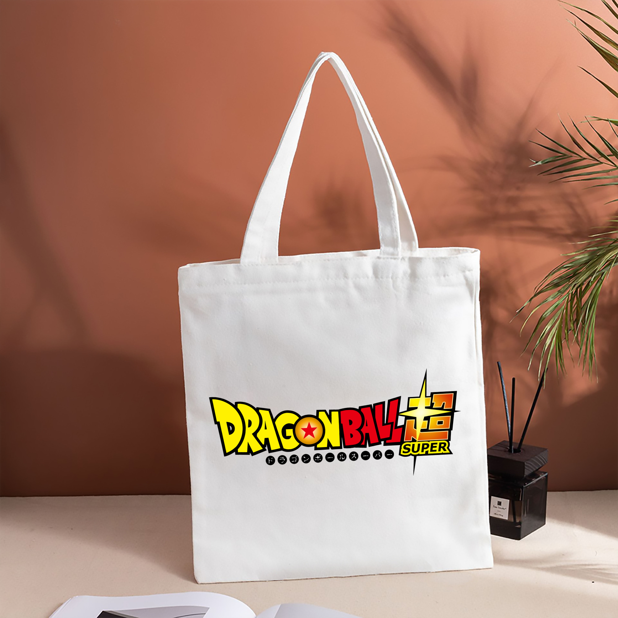 ドラゴンボール DRAGON BALL 縦型キャンバス生地手提げバッグ　トートバッグ
