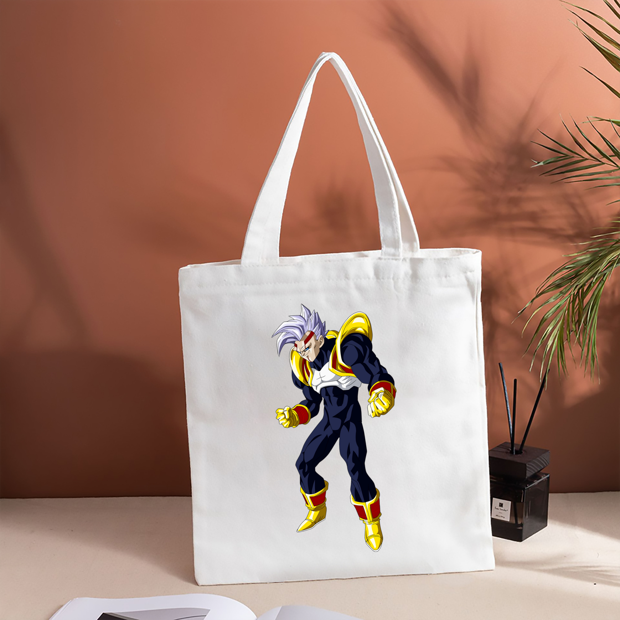 ドラゴンボール DRAGON BALL 縦型キャンバス生地手提げバッグ　トートバッグ