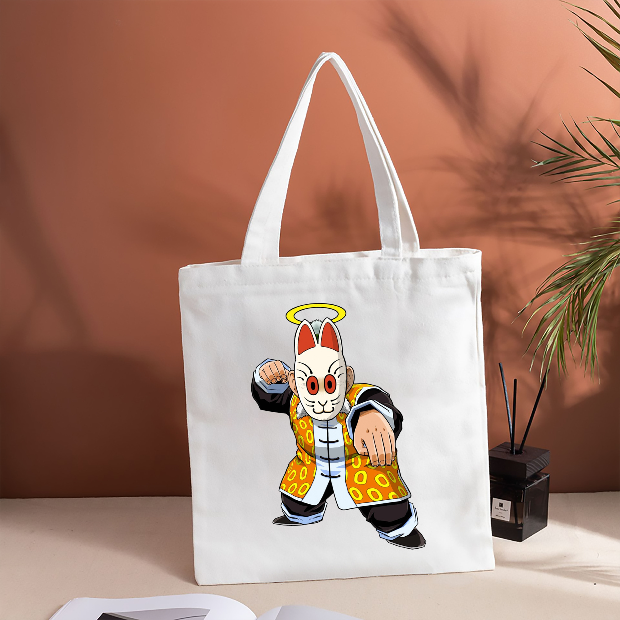 ドラゴンボール DRAGON BALL 縦型キャンバス生地手提げバッグ　トートバッグ