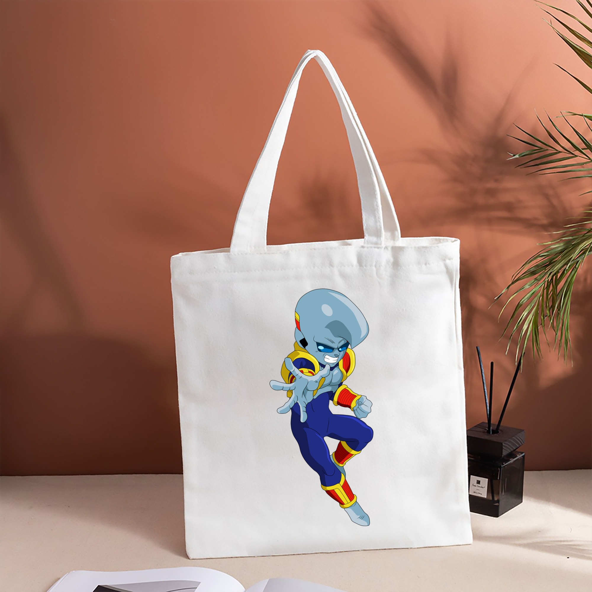 ドラゴンボール DRAGON BALL 縦型キャンバス生地手提げバッグ　トートバッグ