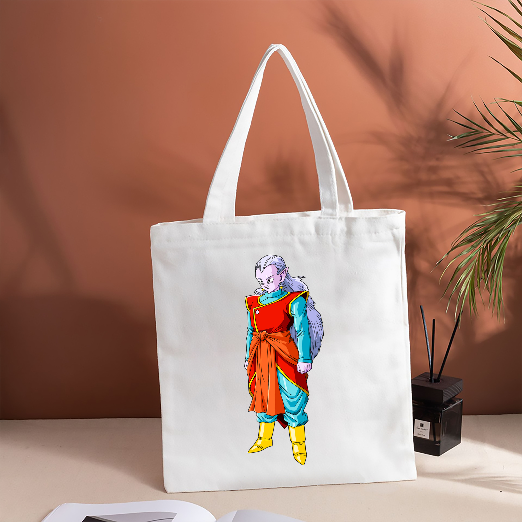 ドラゴンボール DRAGON BALL 縦型キャンバス生地手提げバッグ　トートバッグ
