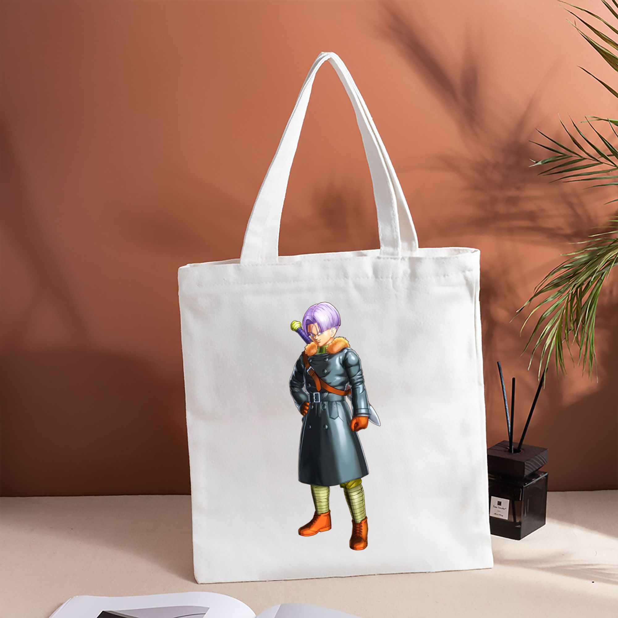 ドラゴンボール DRAGON BALL 縦型キャンバス生地手提げバッグ　トートバッグ