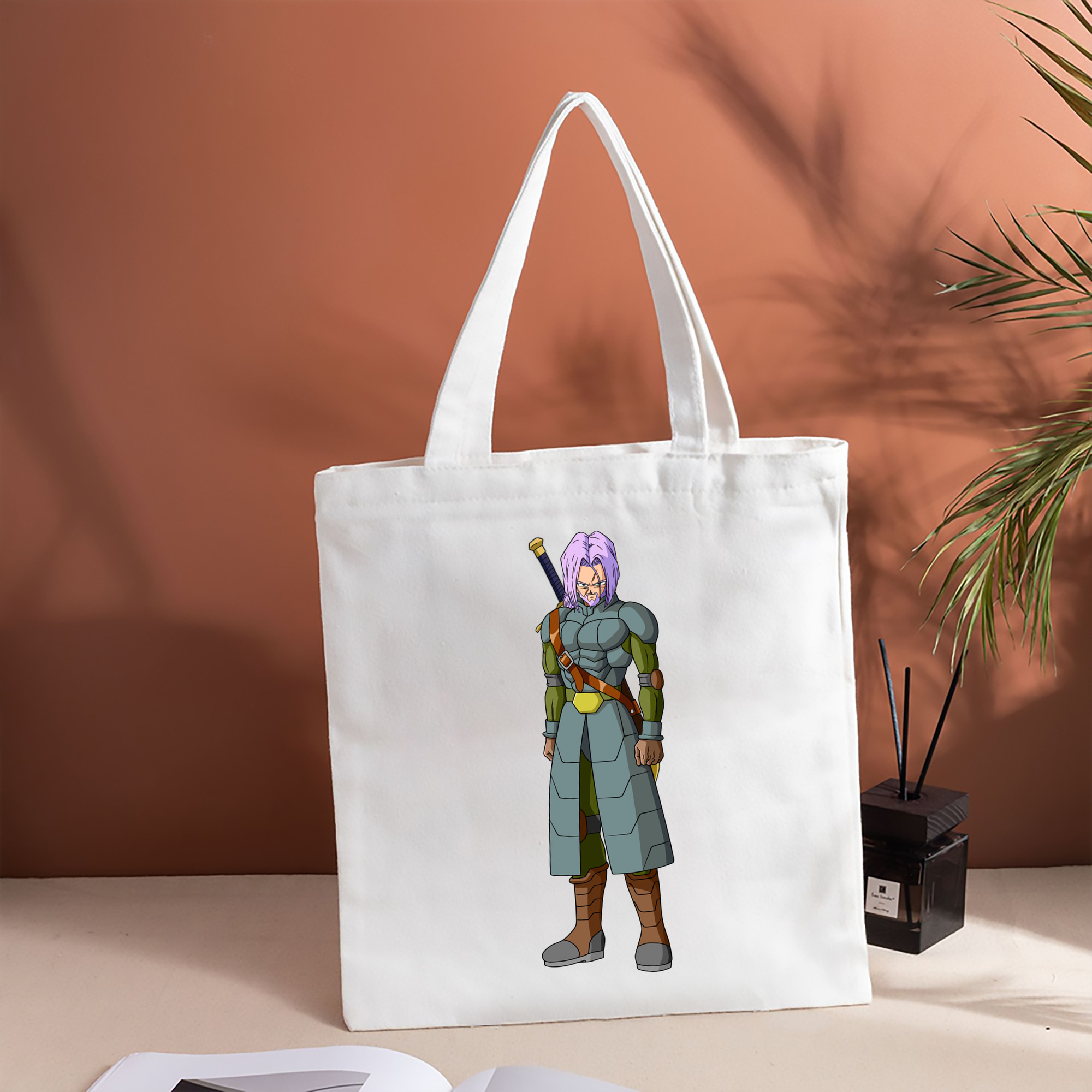 ドラゴンボール DRAGON BALL 縦型キャンバス生地手提げバッグ　トートバッグ