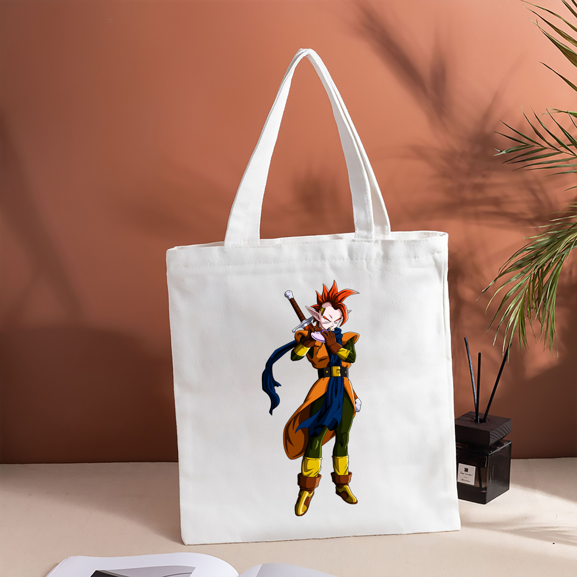 ドラゴンボール DRAGON BALL 縦型キャンバス生地手提げバッグ　トートバッグ