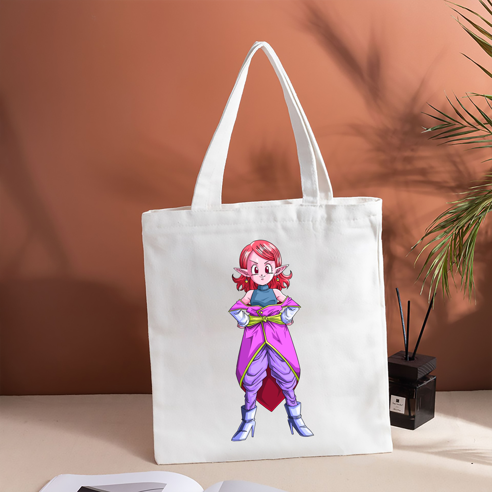 ドラゴンボール DRAGON BALL 縦型キャンバス生地手提げバッグ　トートバッグ