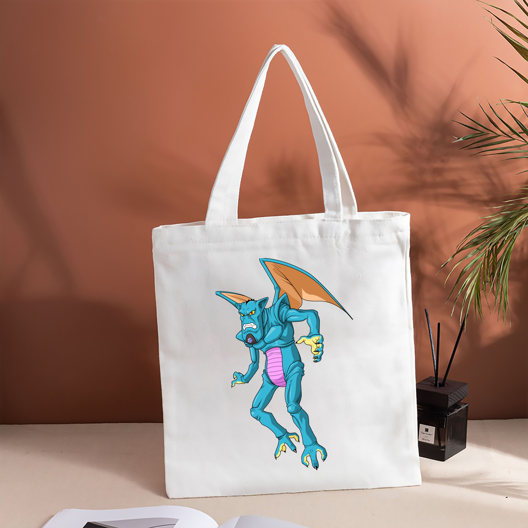 ドラゴンボール DRAGON BALL 縦型キャンバス生地手提げバッグ　トートバッグ