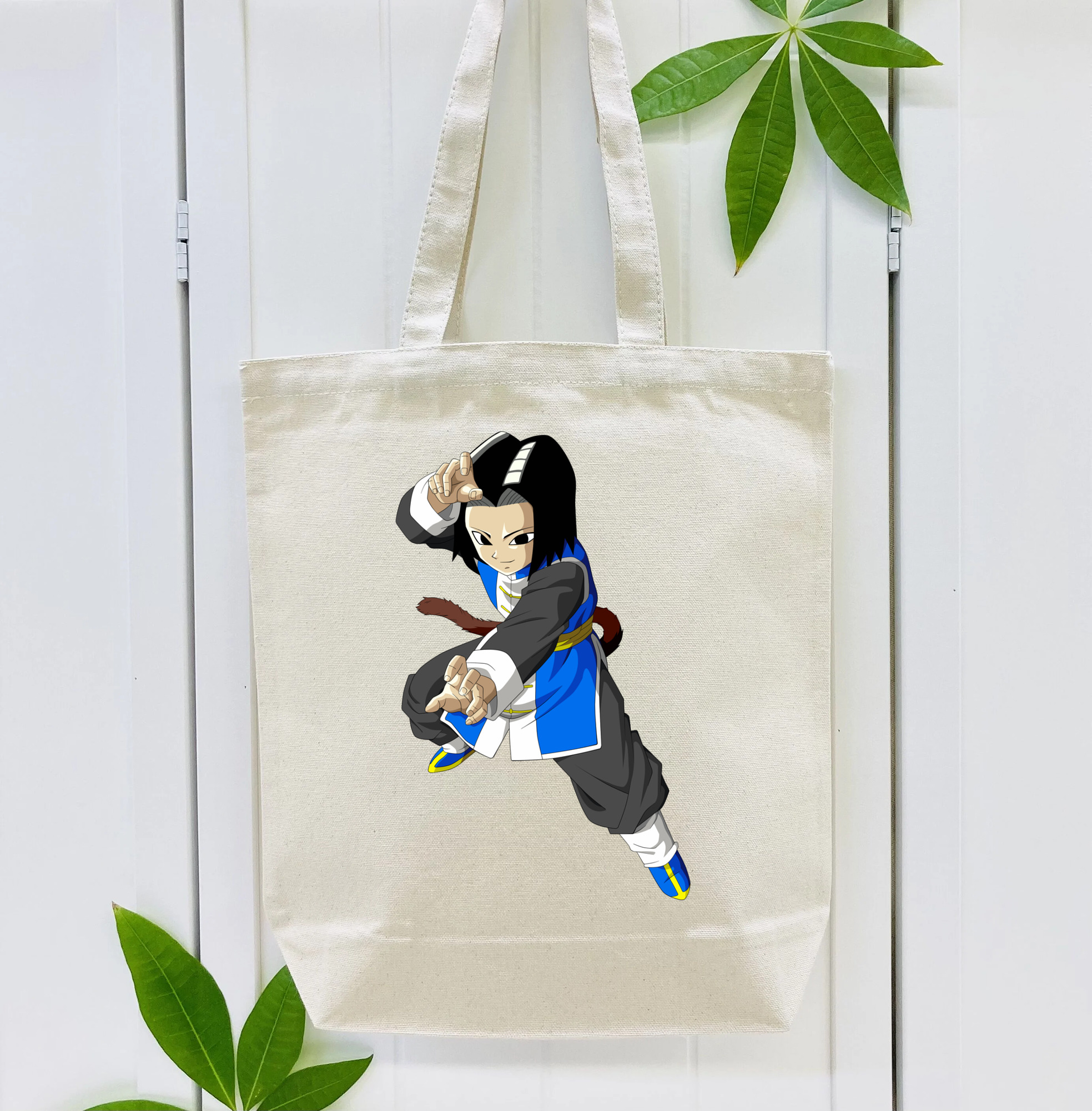 ドラゴンボール DRAGON BALL 縦型キャンバス生地手提げバッグ　トートバッグ