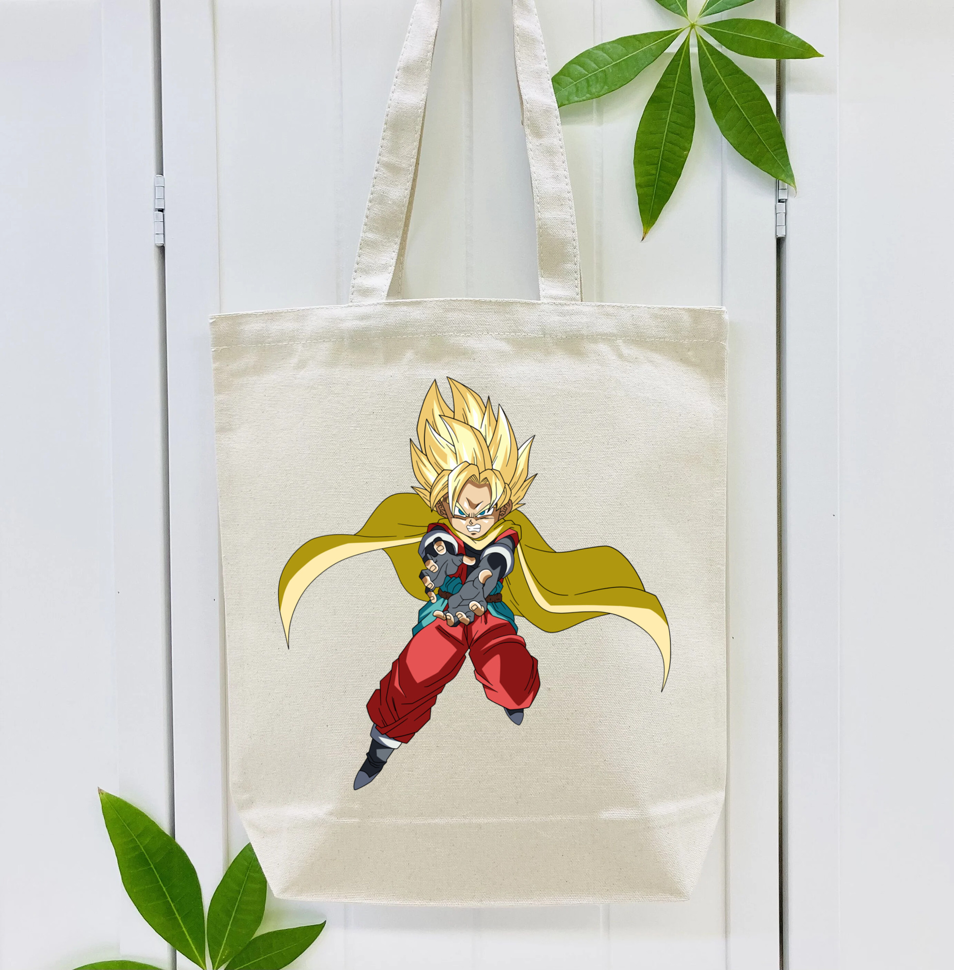 ドラゴンボール DRAGON BALL 縦型キャンバス生地手提げバッグ　トートバッグ