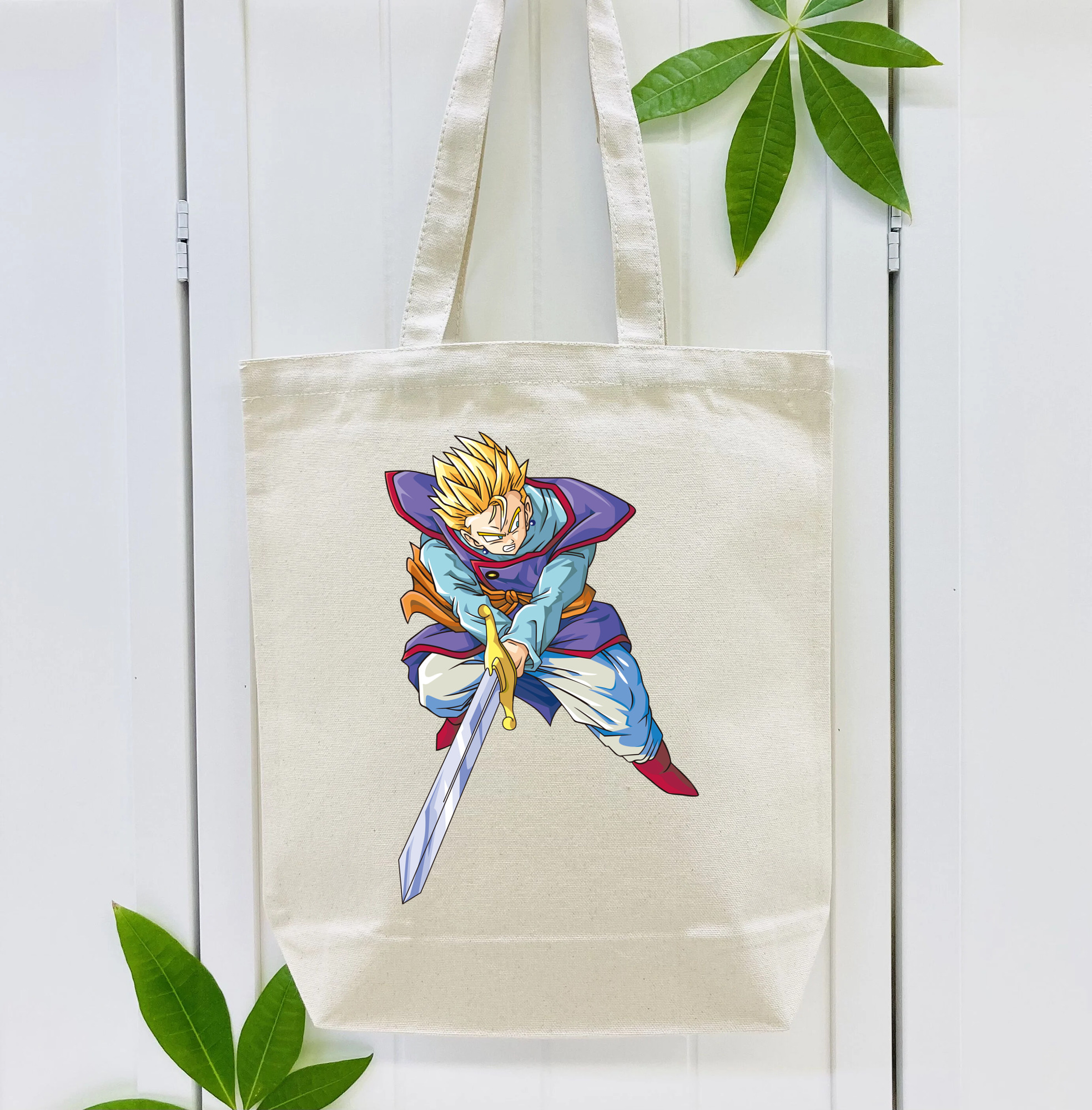 ドラゴンボール DRAGON BALL 縦型キャンバス生地手提げバッグ　トートバッグ